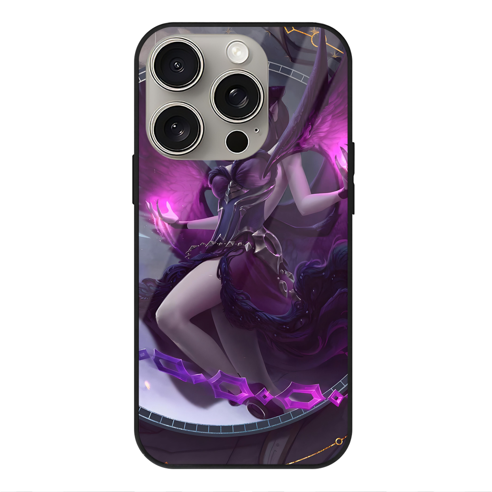 （画像用） リーグ・オブ・レジェンド League of Legends LOL 【iPhone15Pro対応】スマホケース 耐衝撃＆黄変防止 背面ガラス