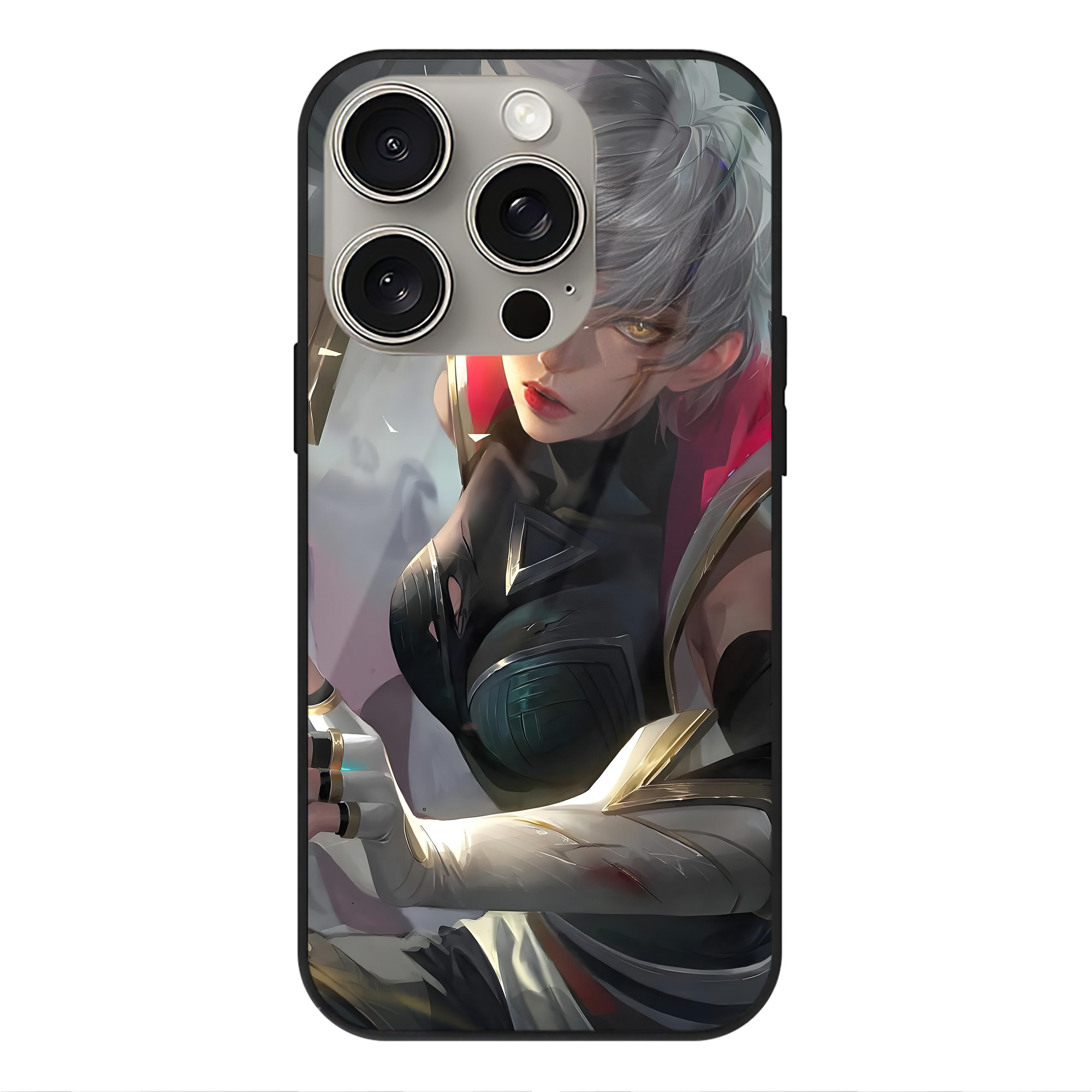 リーグ・オブ・レジェンド League of Legends LOL 【iPhone15Pro対応】スマホケース 耐衝撃＆黄変防止 背面ガラス