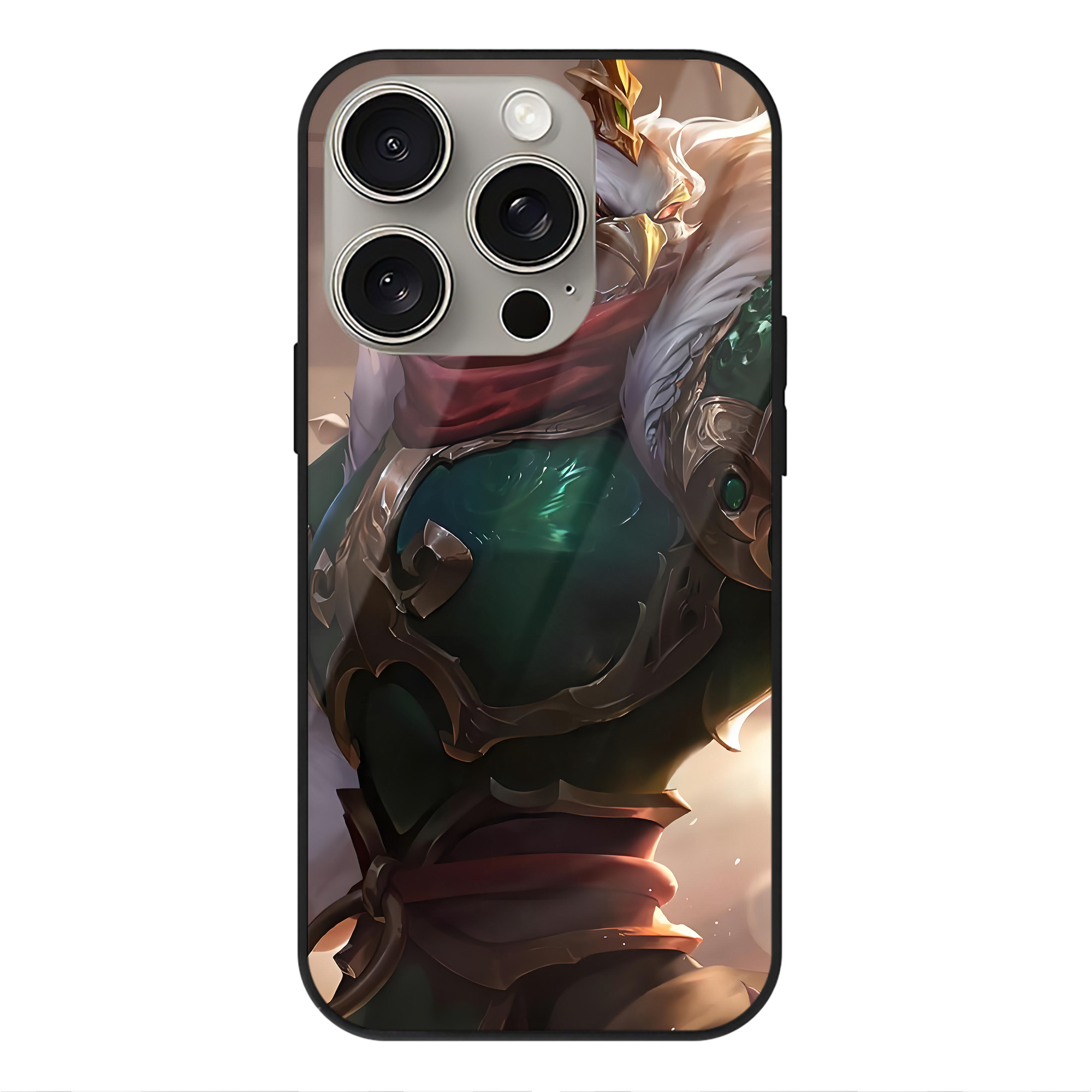 リーグ・オブ・レジェンド League of Legends LOL 【iPhone15Pro対応】スマホケース 耐衝撃＆黄変防止 背面ガラス