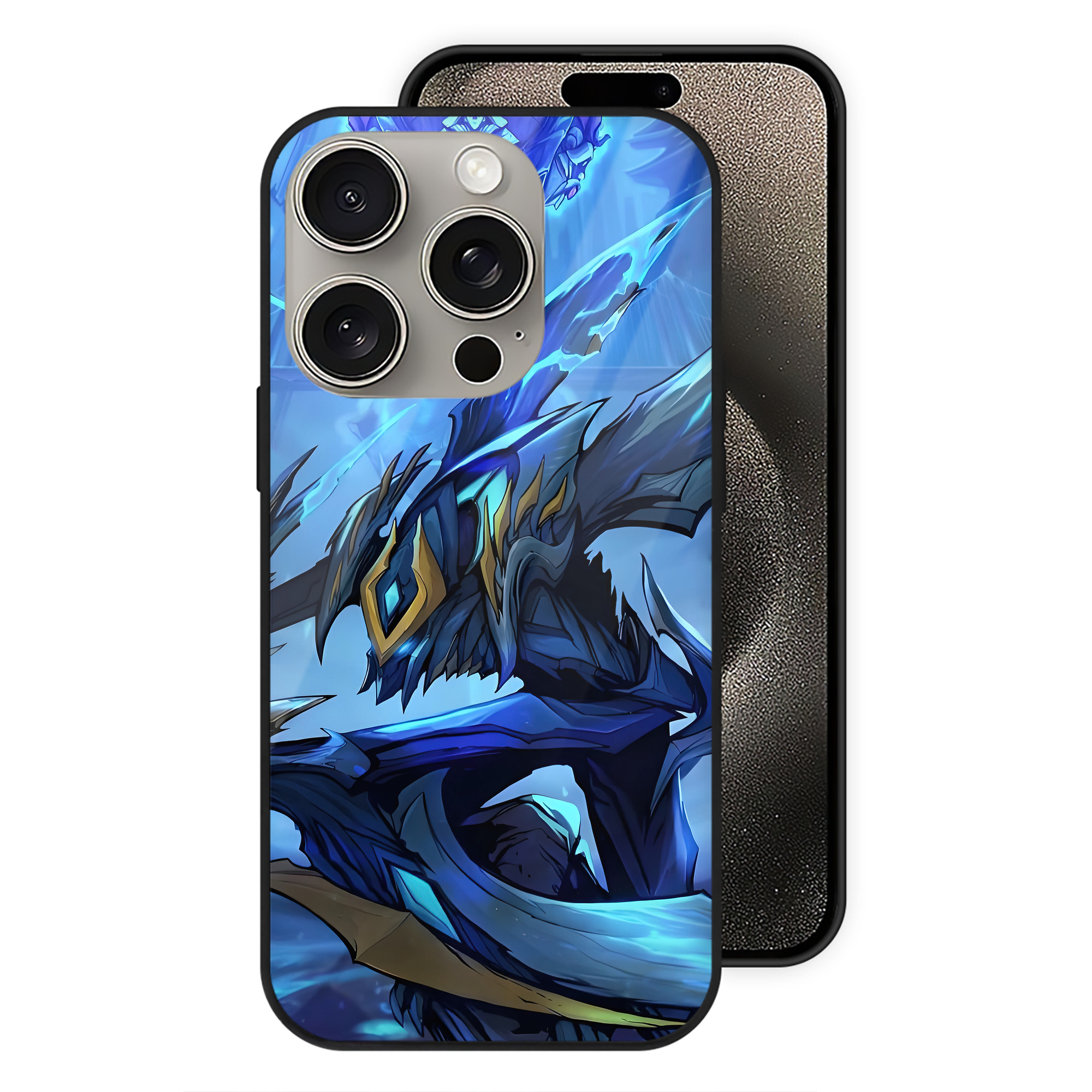 リーグ・オブ・レジェンド League of Legends LOL 【iPhone15Pro対応】スマホケース 耐衝撃＆黄変防止 背面ガラス