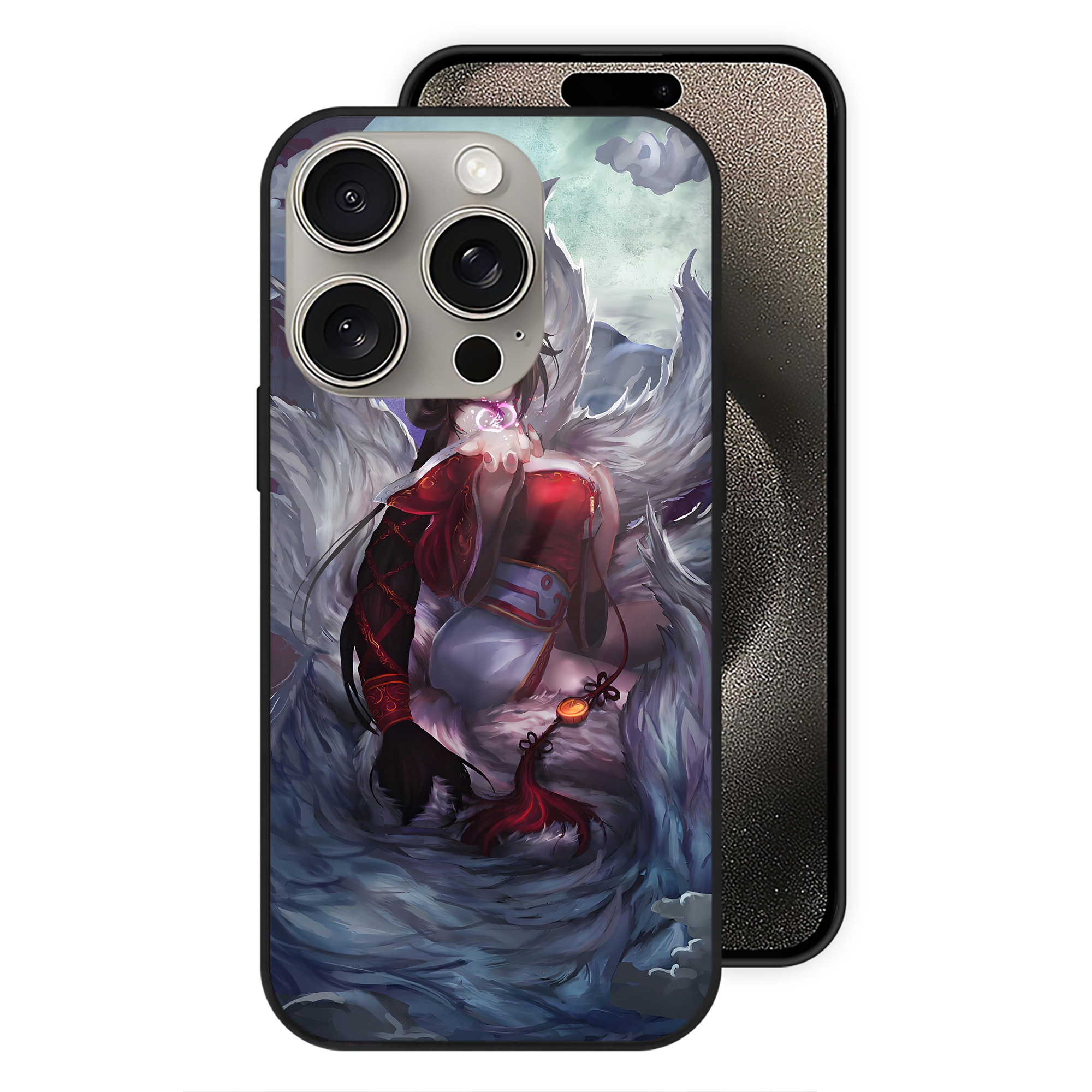 リーグ・オブ・レジェンド League of Legends LOL 【iPhone15Pro対応】スマホケース 耐衝撃＆黄変防止 背面ガラス
