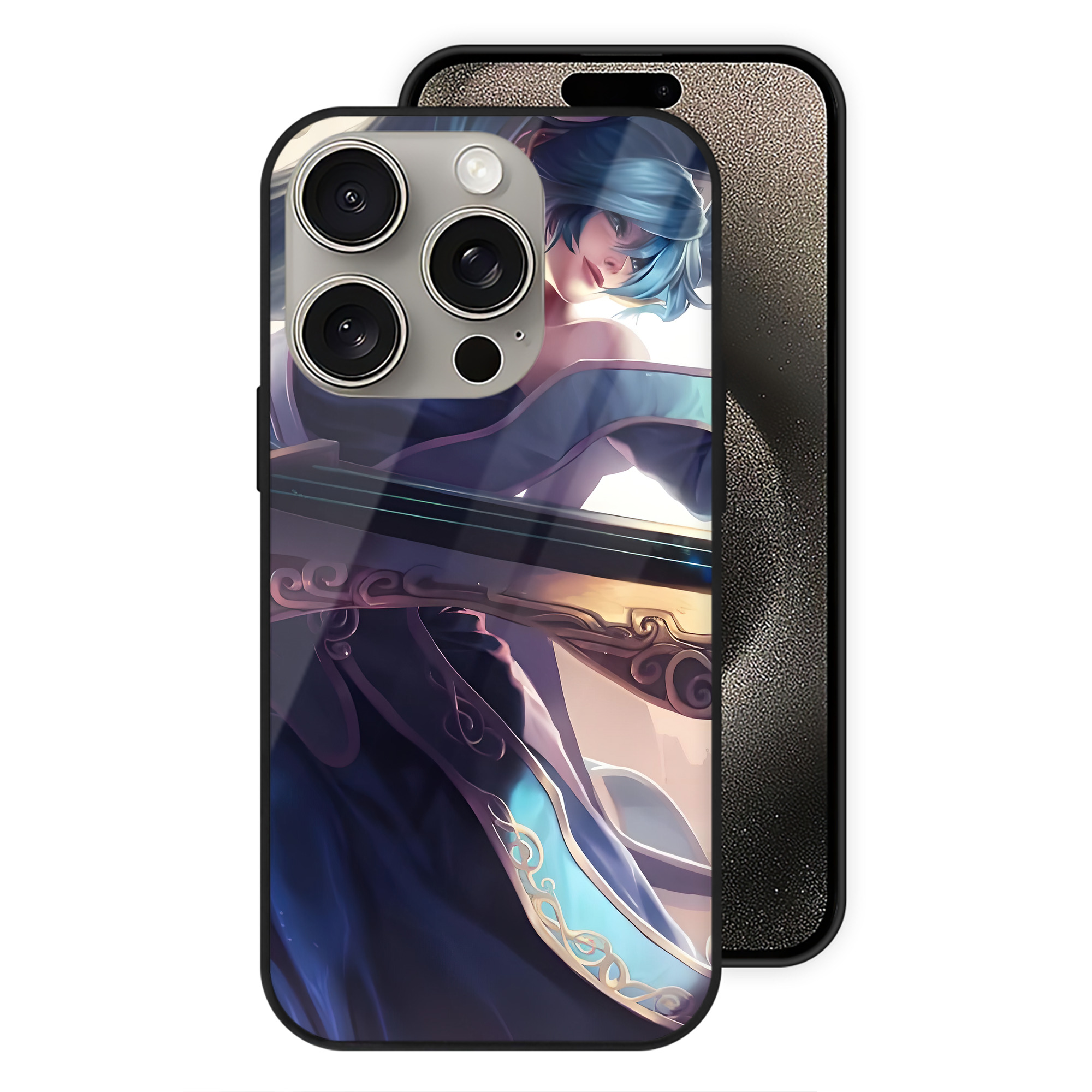 リーグ・オブ・レジェンド League of Legends LOL 【iPhone15Pro対応】スマホケース 耐衝撃＆黄変防止 背面ガラス