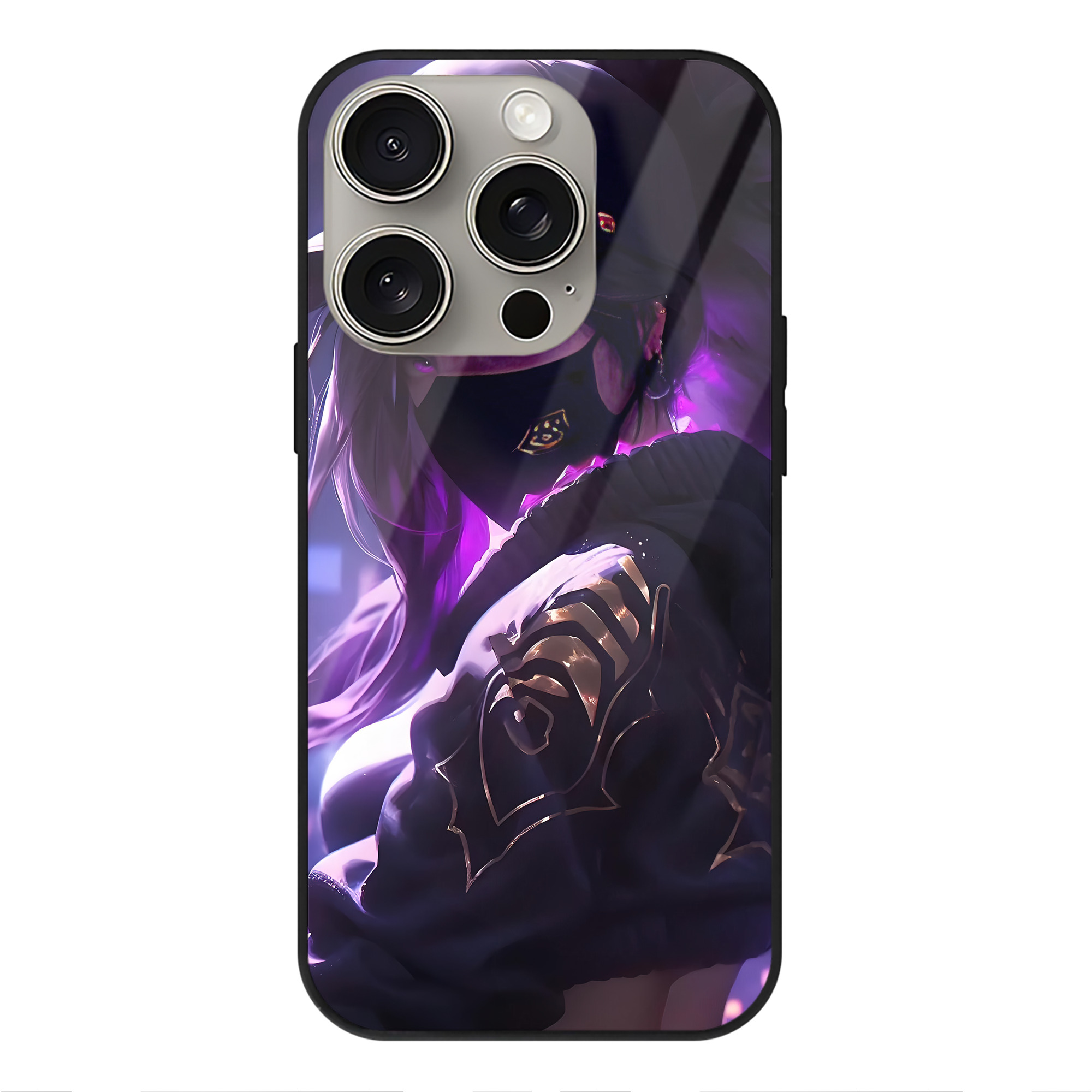 リーグ・オブ・レジェンド League of Legends LOL 【iPhone15Pro対応】スマホケース 耐衝撃＆黄変防止 背面ガラス