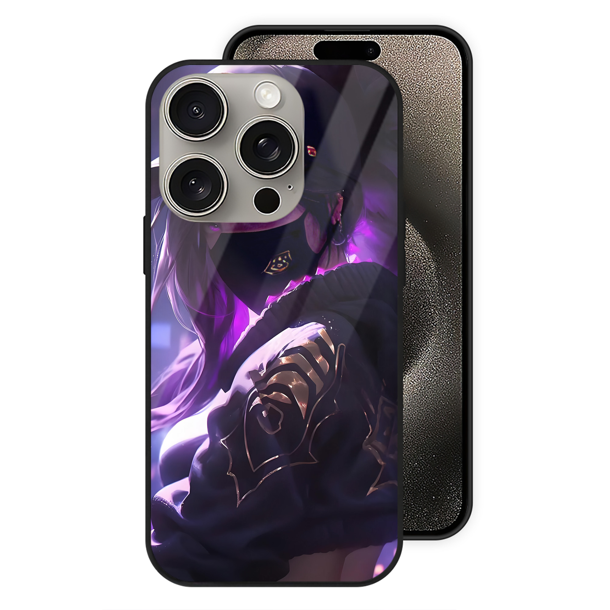 リーグ・オブ・レジェンド League of Legends LOL 【iPhone15Pro対応】スマホケース 耐衝撃＆黄変防止 背面ガラス