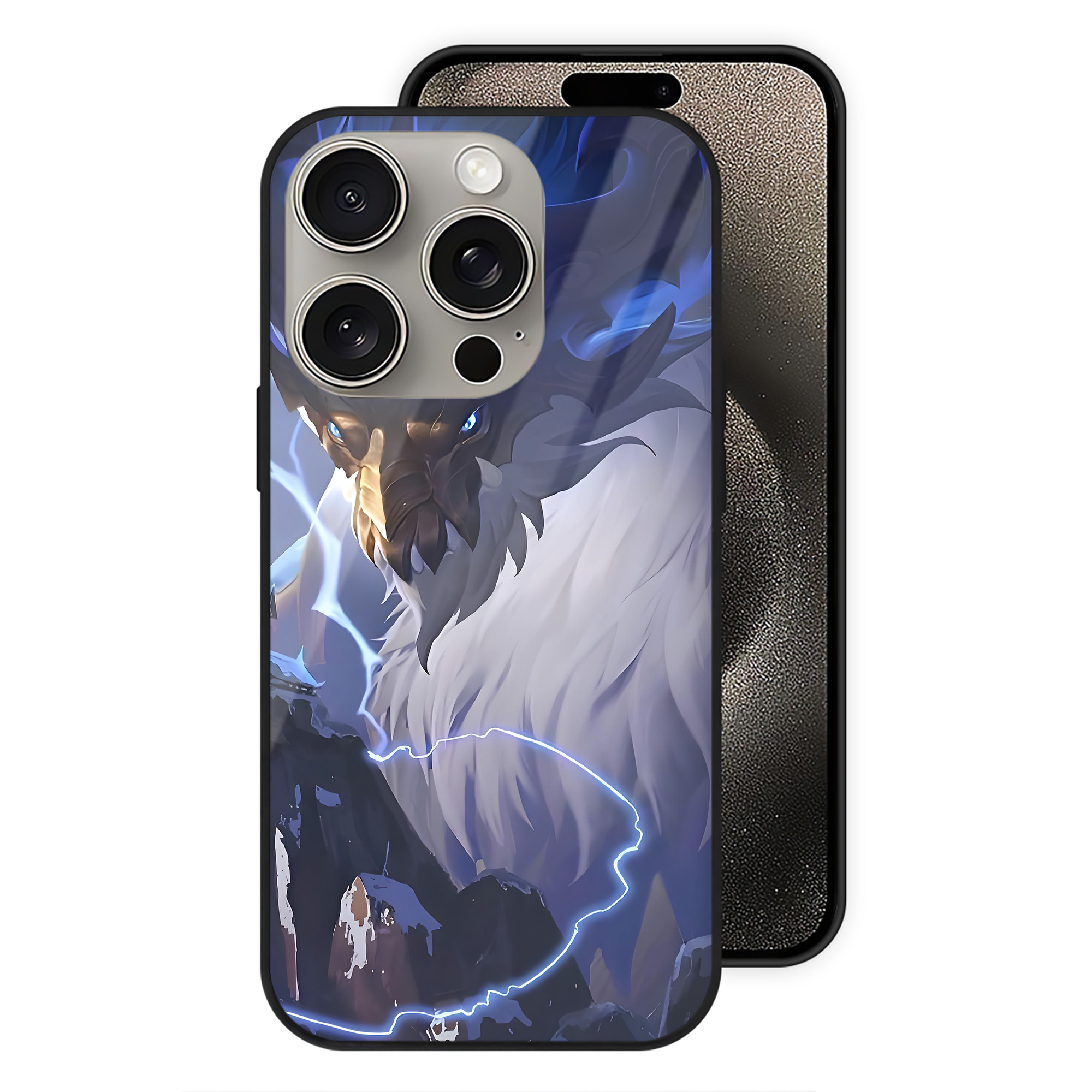 リーグ・オブ・レジェンド League of Legends LOL 【iPhone15Pro対応】スマホケース 耐衝撃＆黄変防止 背面ガラス