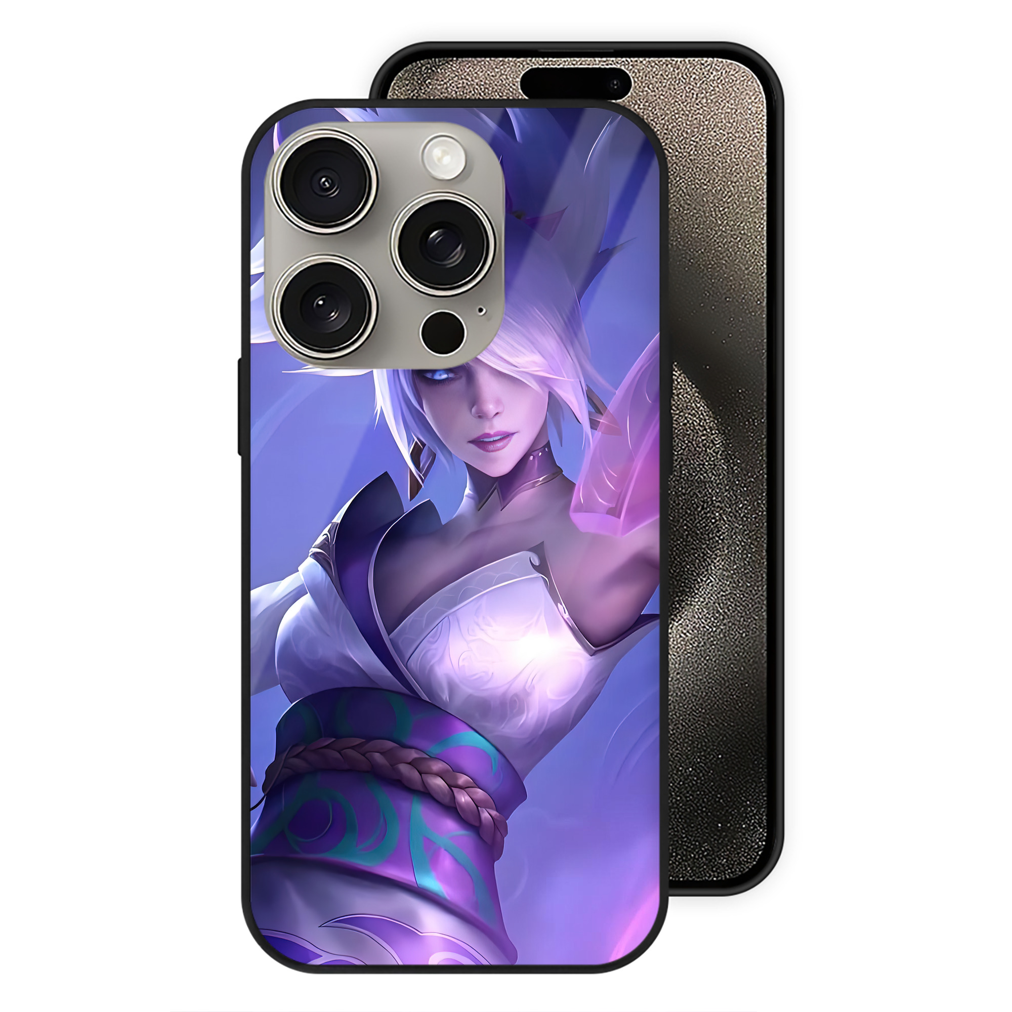 リーグ・オブ・レジェンド League of Legends LOL 【iPhone15Pro対応】スマホケース 耐衝撃＆黄変防止 背面ガラス