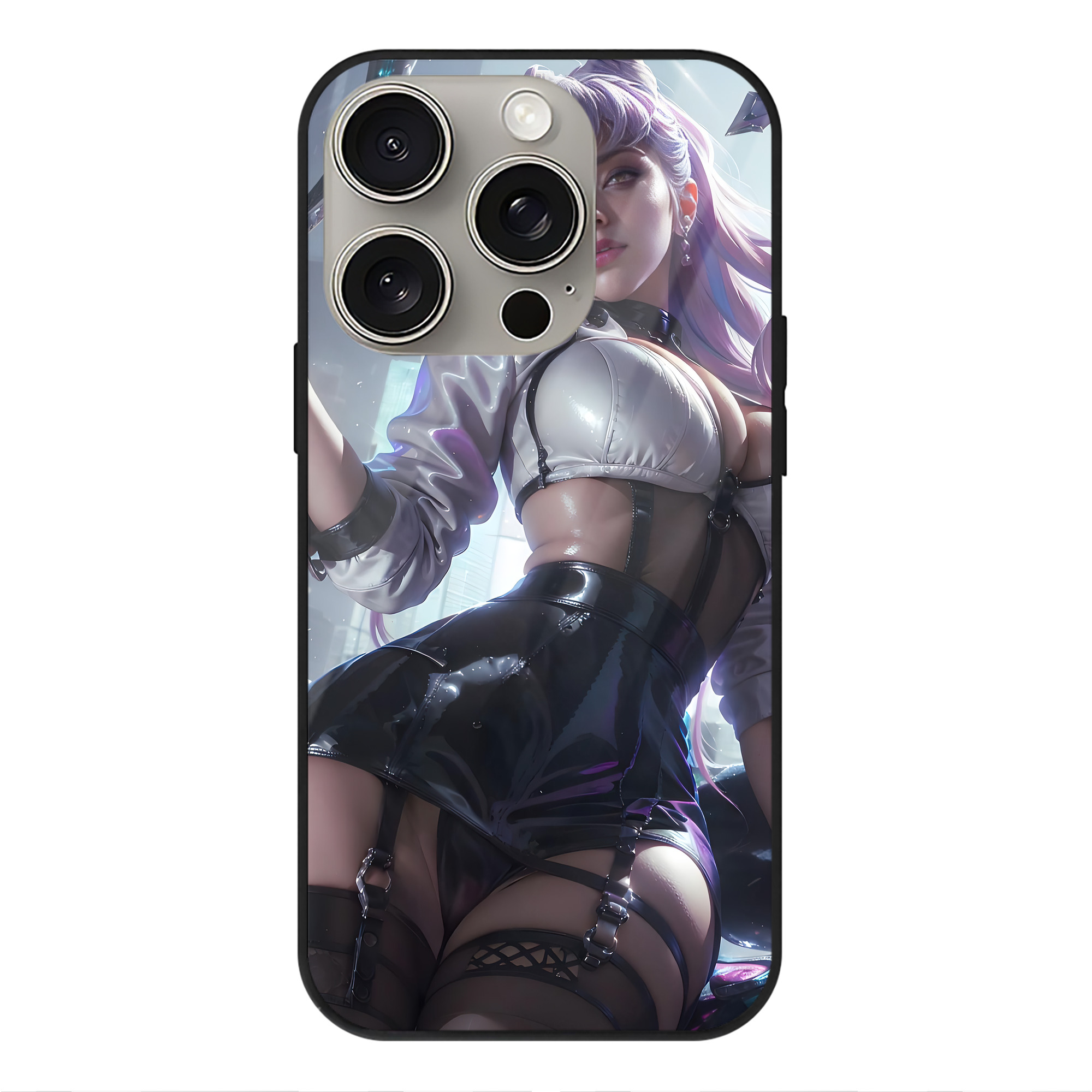 （画像用） リーグ・オブ・レジェンド League of Legends LOL 【iPhone15Pro対応】スマホケース 耐衝撃＆黄変防止 背面ガラス