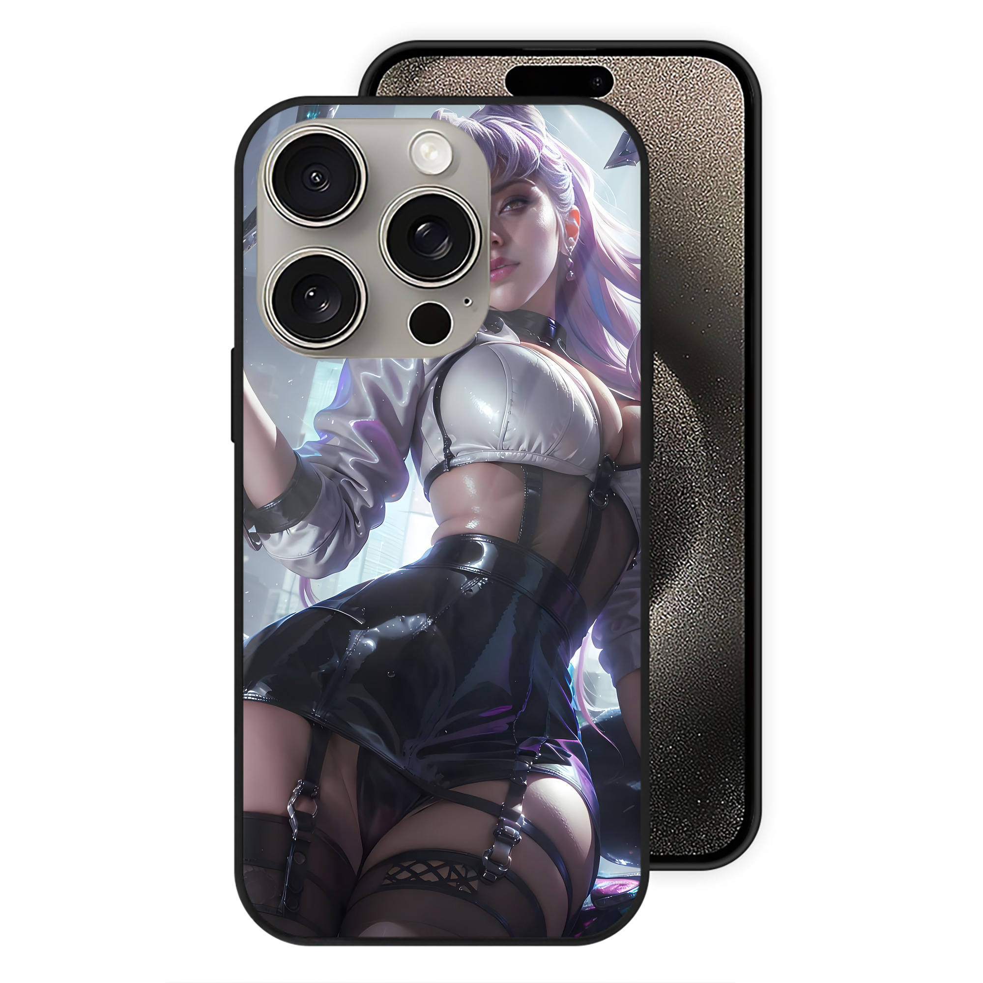 （画像用） リーグ・オブ・レジェンド League of Legends LOL 【iPhone15Pro対応】スマホケース 耐衝撃＆黄変防止 背面ガラス