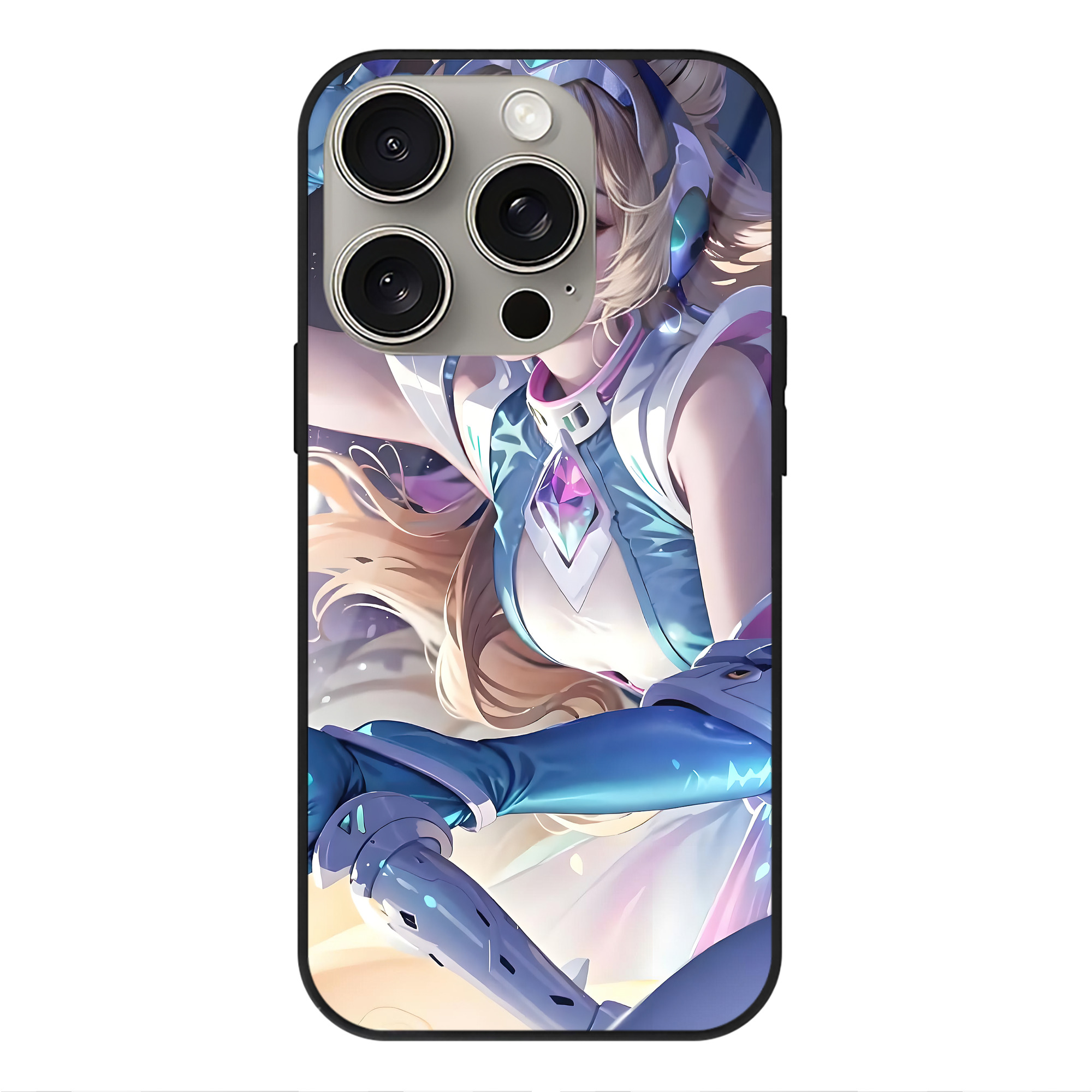リーグ・オブ・レジェンド League of Legends LOL 【iPhone15Pro対応】スマホケース 耐衝撃＆黄変防止 背面ガラス