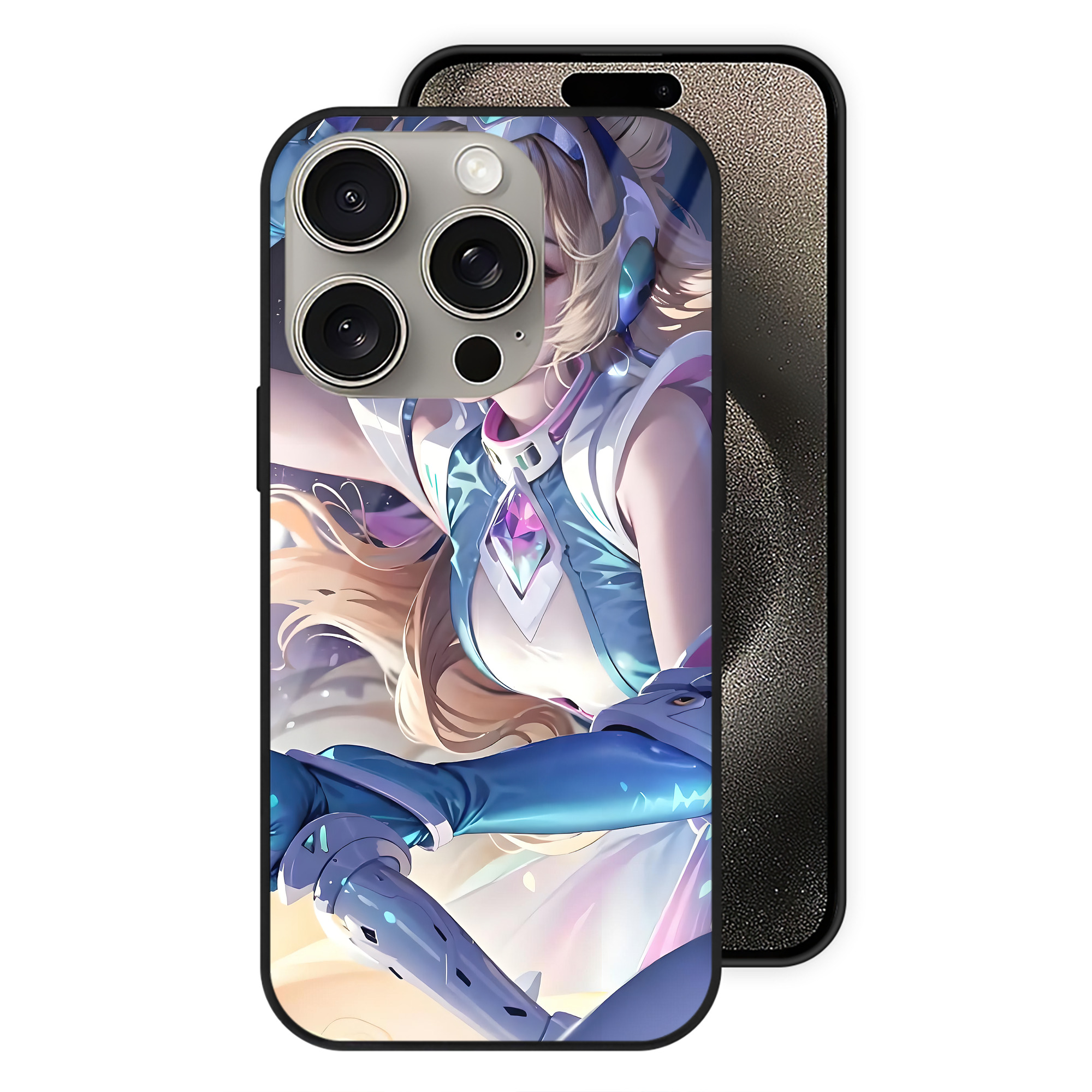 リーグ・オブ・レジェンド League of Legends LOL 【iPhone15Pro対応】スマホケース 耐衝撃＆黄変防止 背面ガラス