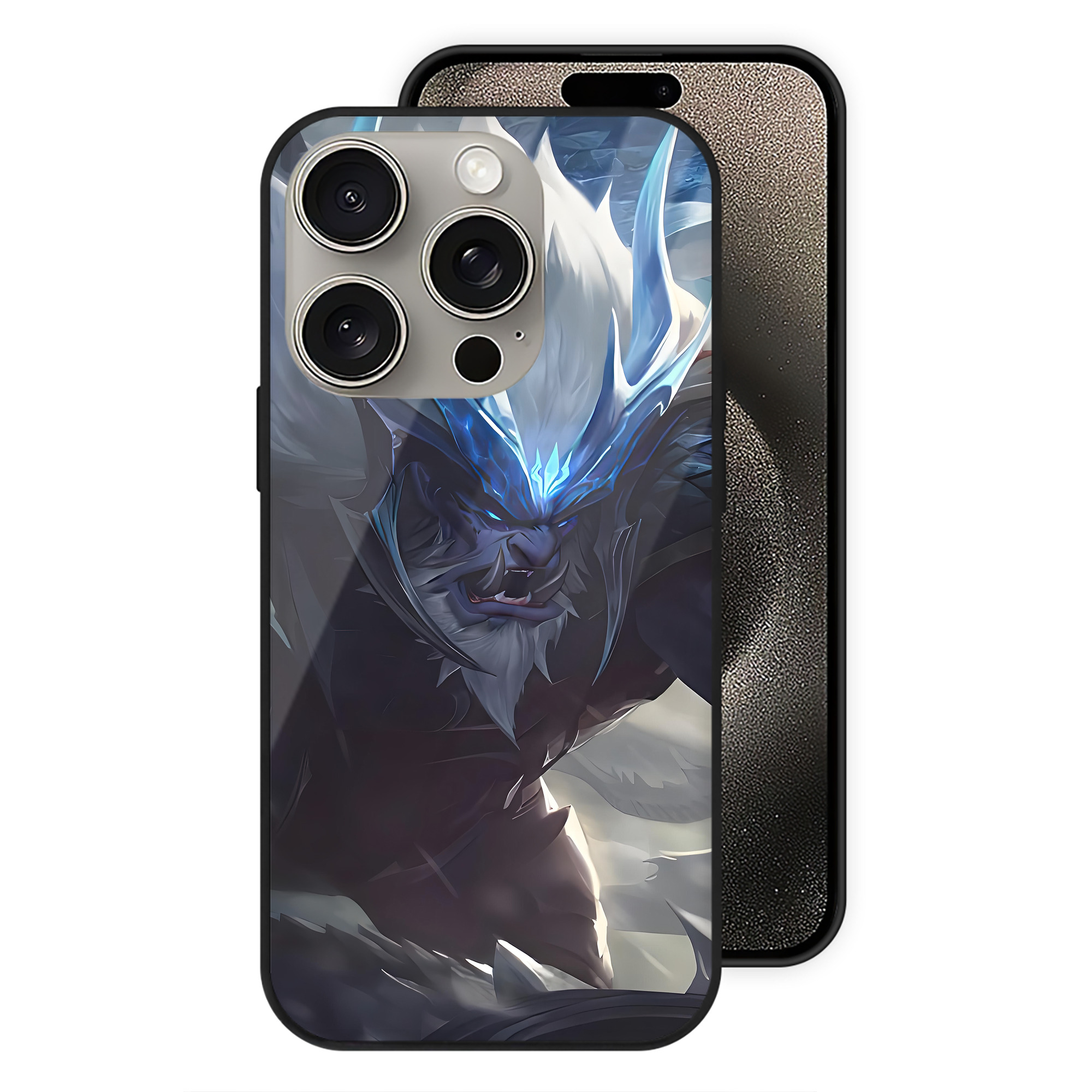 （画像用） リーグ・オブ・レジェンド League of Legends LOL 【iPhone15Pro対応】スマホケース 耐衝撃＆黄変防止 背面ガラス