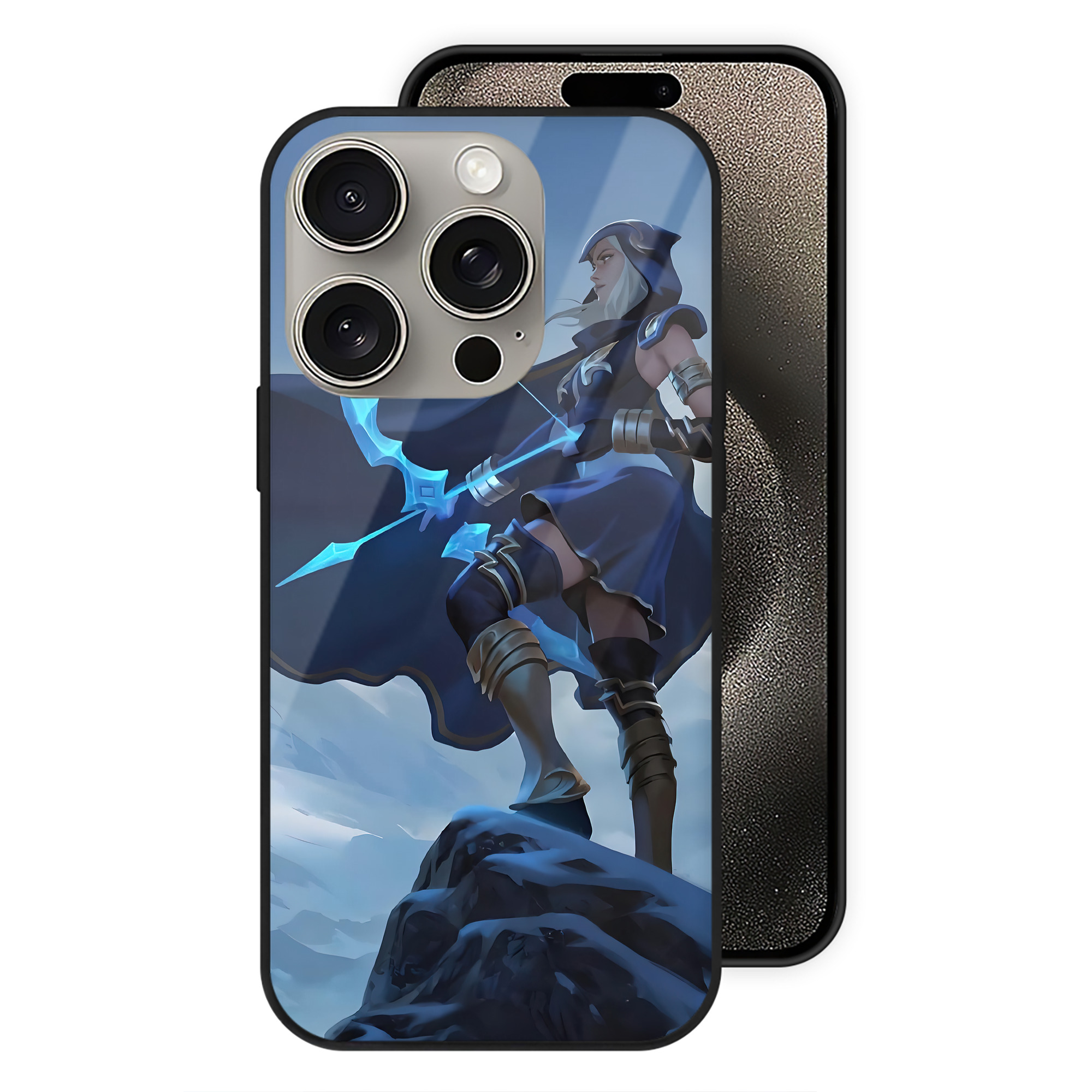 （画像用） リーグ・オブ・レジェンド League of Legends LOL 【iPhone15Pro対応】スマホケース 耐衝撃＆黄変防止 背面ガラス