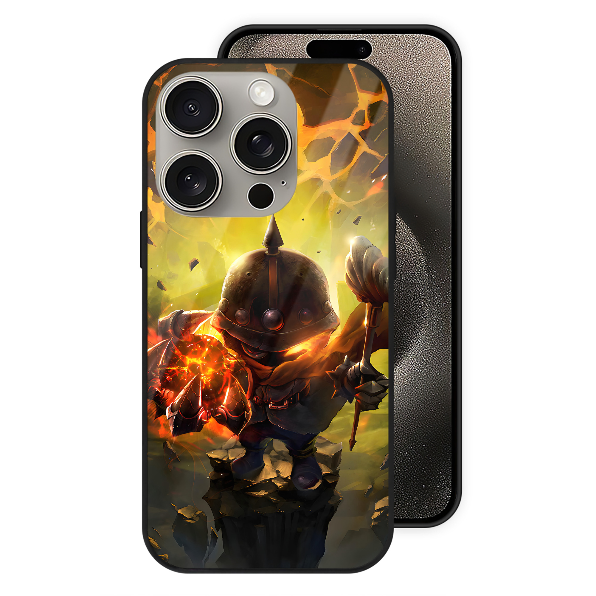 （画像用） リーグ・オブ・レジェンド League of Legends LOL 【iPhone15Pro対応】スマホケース 耐衝撃＆黄変防止 背面ガラス
