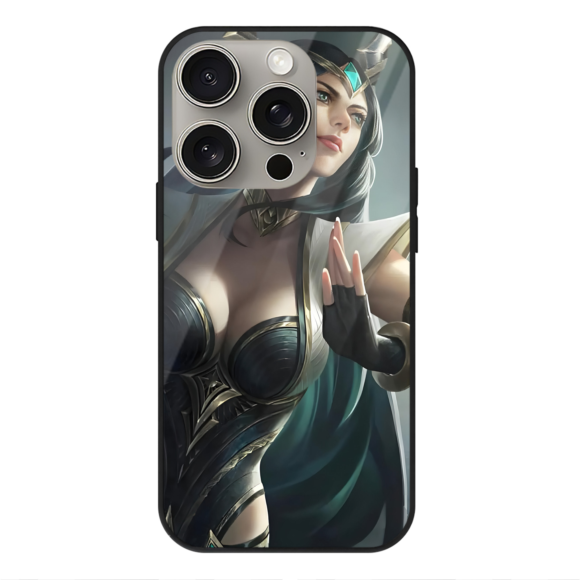 リーグ・オブ・レジェンド League of Legends LOL 【iPhone15Pro対応】スマホケース 耐衝撃＆黄変防止 背面ガラス