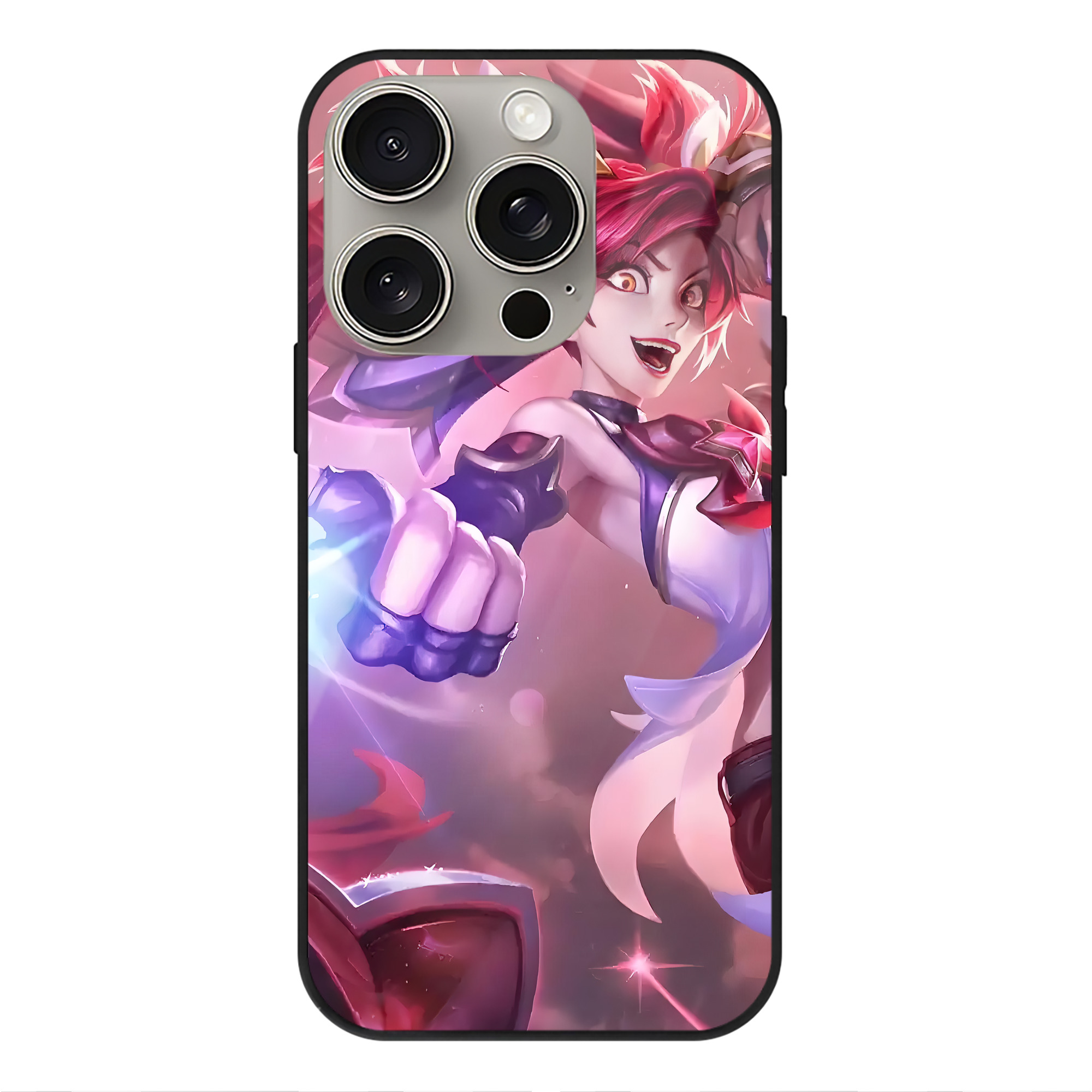 リーグ・オブ・レジェンド League of Legends LOL 【iPhone15Pro対応】スマホケース 耐衝撃＆黄変防止 背面ガラス