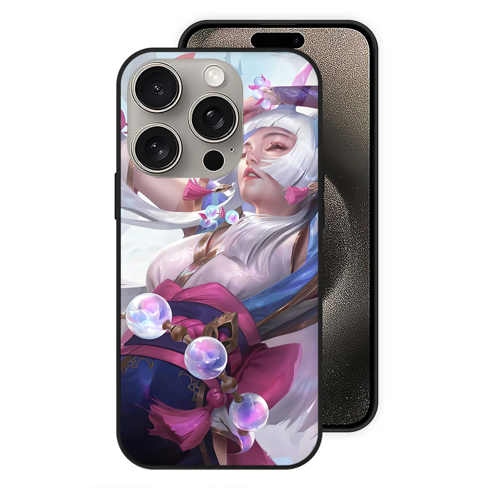 （画像用） リーグ・オブ・レジェンド League of Legends LOL 【iPhone15Pro対応】スマホケース 耐衝撃＆黄変防止 背面ガラス
