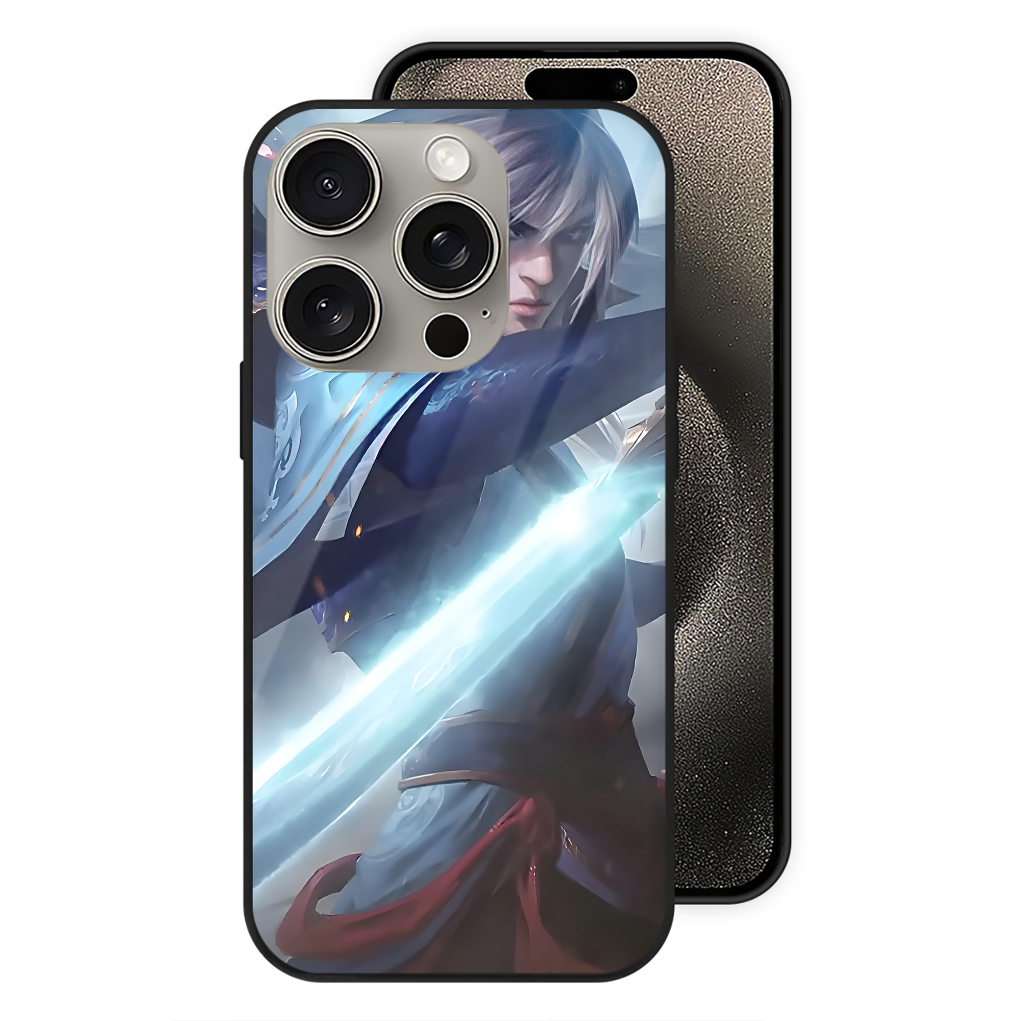 リーグ・オブ・レジェンド League of Legends LOL 【iPhone15Pro対応】スマホケース 耐衝撃＆黄変防止 背面ガラス