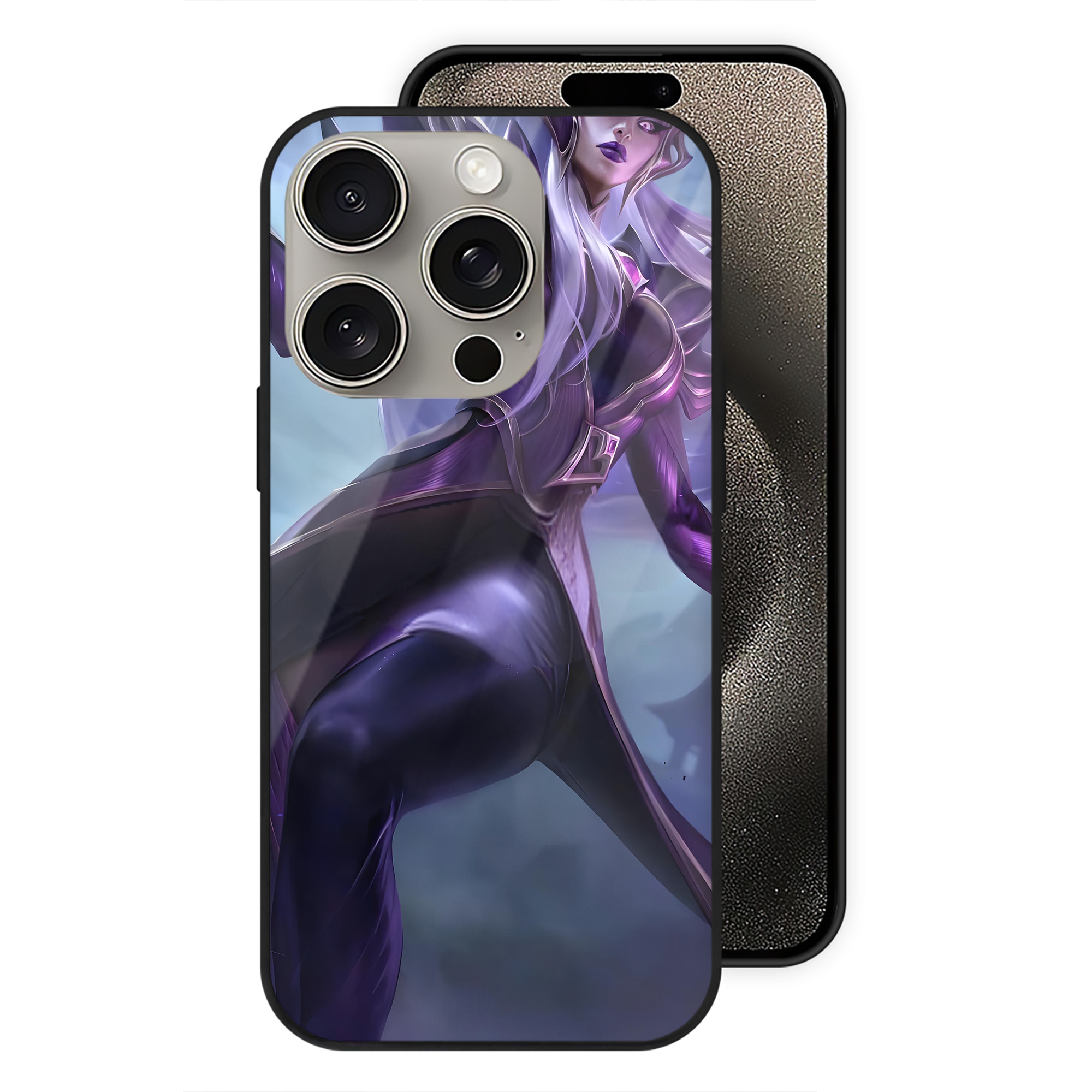 リーグ・オブ・レジェンド League of Legends LOL 【iPhone15Pro対応】スマホケース 耐衝撃＆黄変防止 背面ガラス