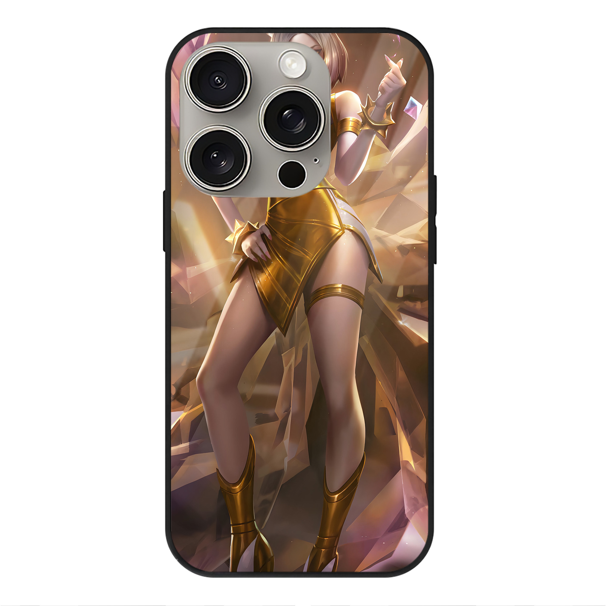 リーグ・オブ・レジェンド League of Legends LOL 【iPhone15Pro対応】スマホケース 耐衝撃＆黄変防止 背面ガラス