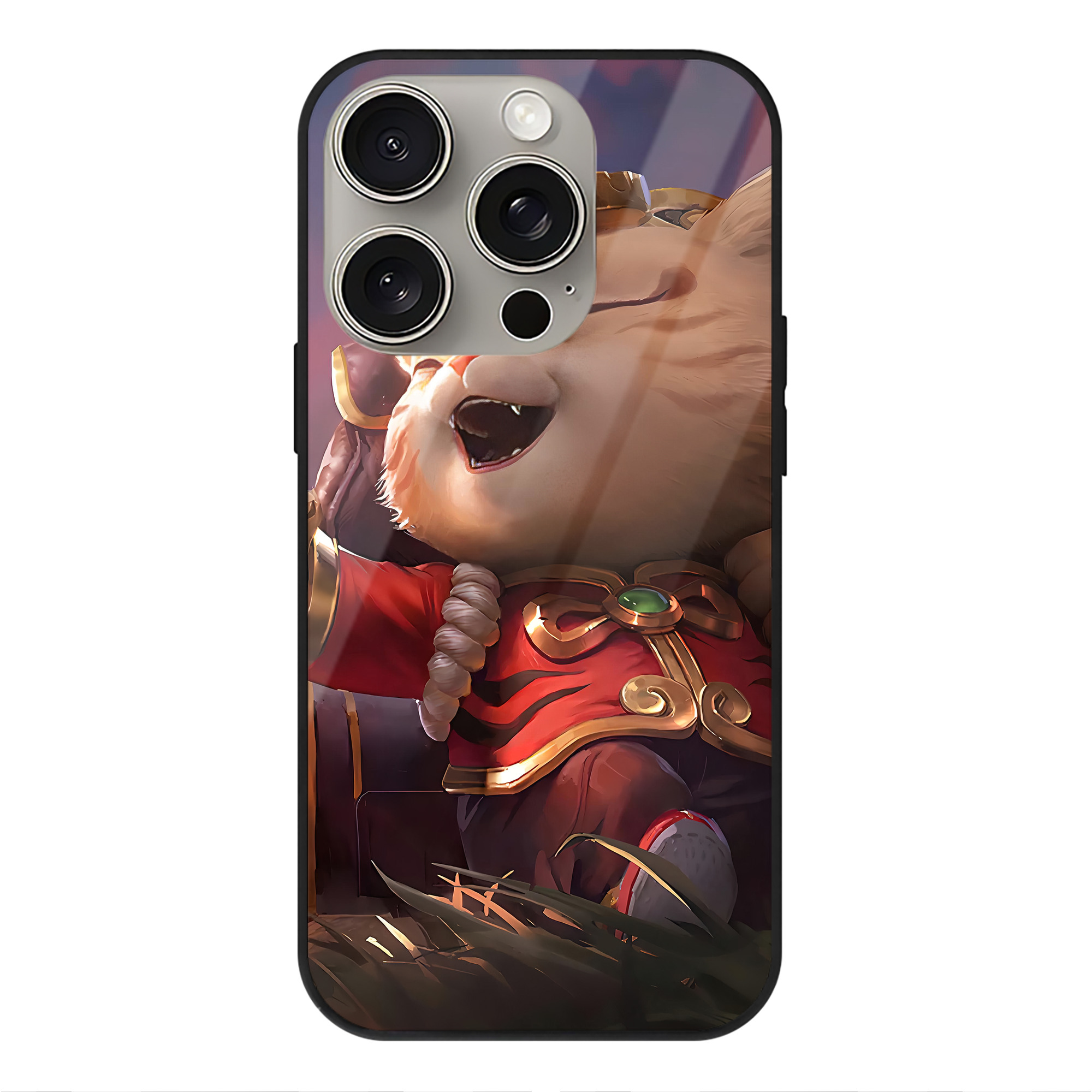 リーグ・オブ・レジェンド League of Legends LOL 【iPhone15Pro対応】スマホケース 耐衝撃＆黄変防止 背面ガラス