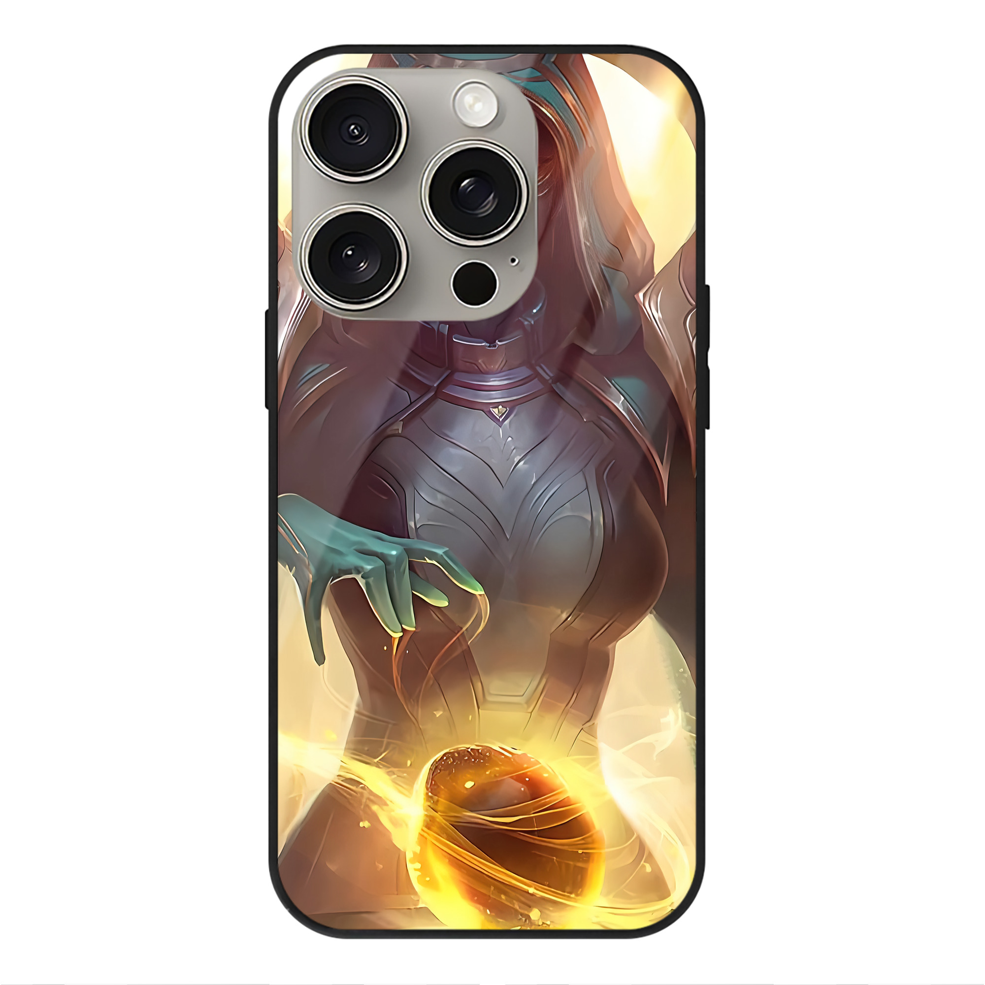 リーグ・オブ・レジェンド League of Legends LOL 【iPhone15Pro対応】スマホケース 耐衝撃＆黄変防止 背面ガラス