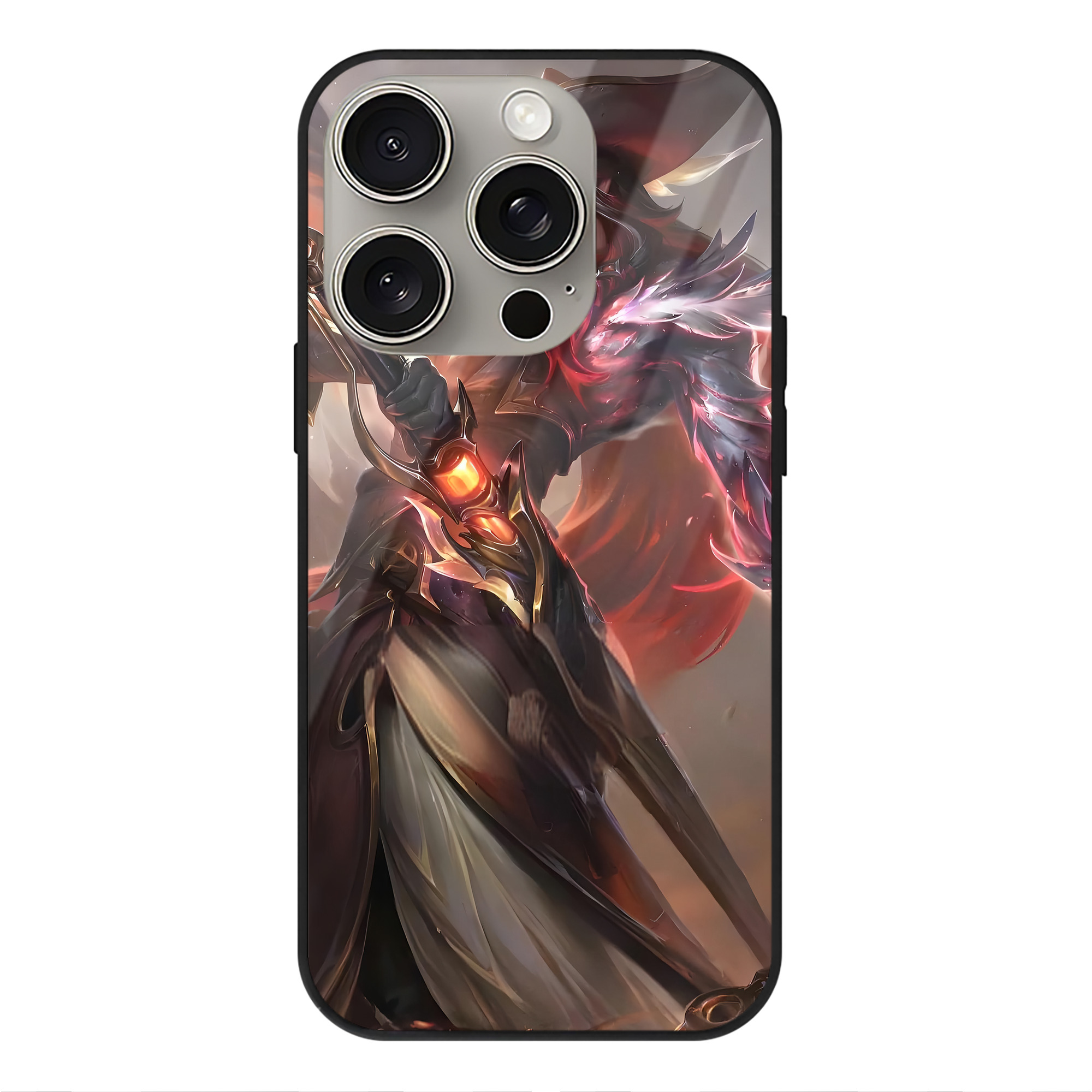 リーグ・オブ・レジェンド League of Legends LOL 【iPhone15Pro対応】スマホケース 耐衝撃＆黄変防止 背面ガラス
