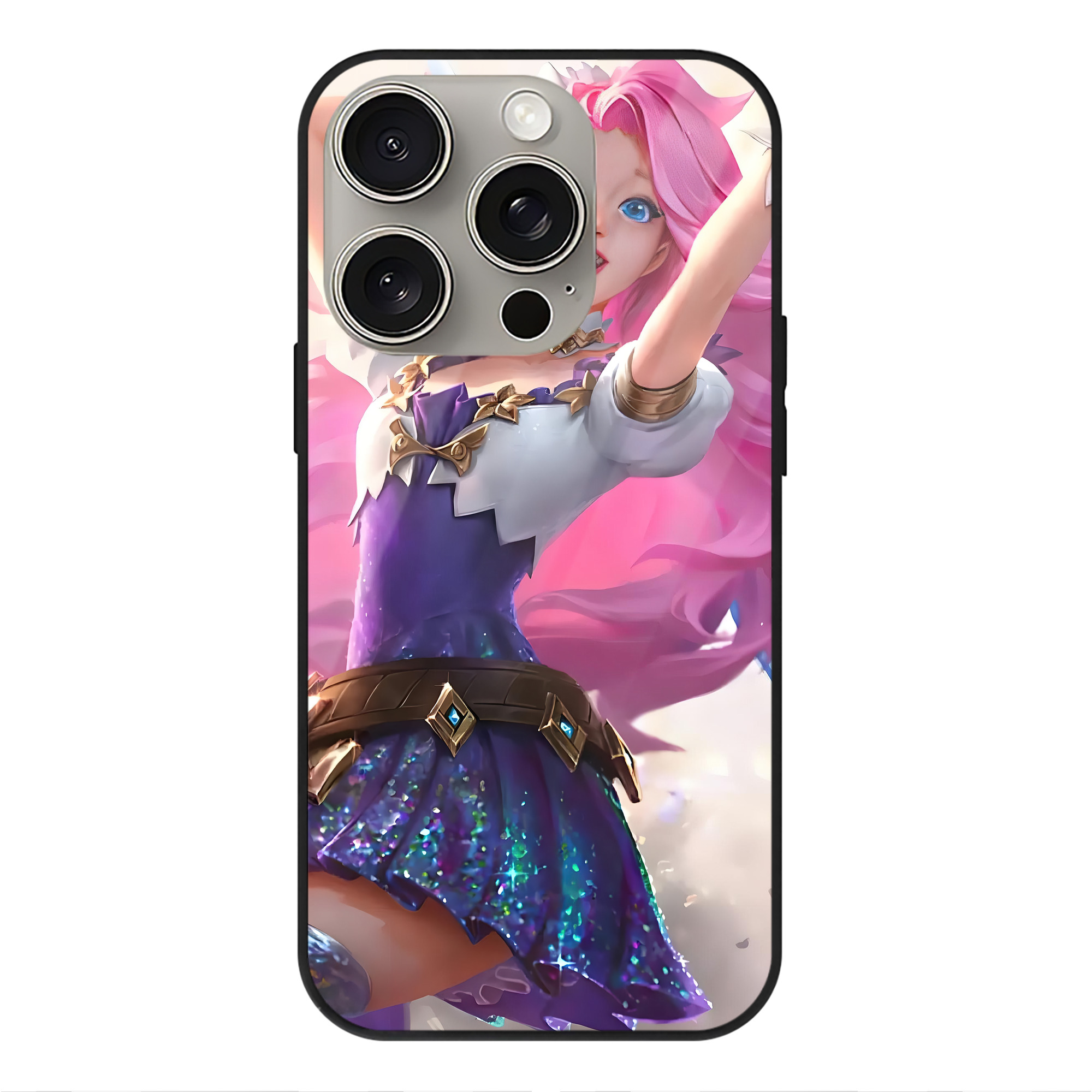 （画像用） リーグ・オブ・レジェンド League of Legends LOL 【iPhone15Pro対応】スマホケース 耐衝撃＆黄変防止 背面ガラス