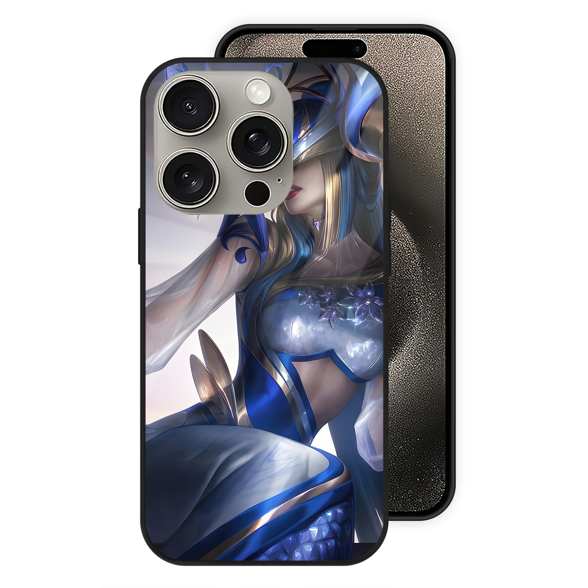 リーグ・オブ・レジェンド League of Legends LOL 【iPhone15Pro対応】スマホケース 耐衝撃＆黄変防止 背面ガラス
