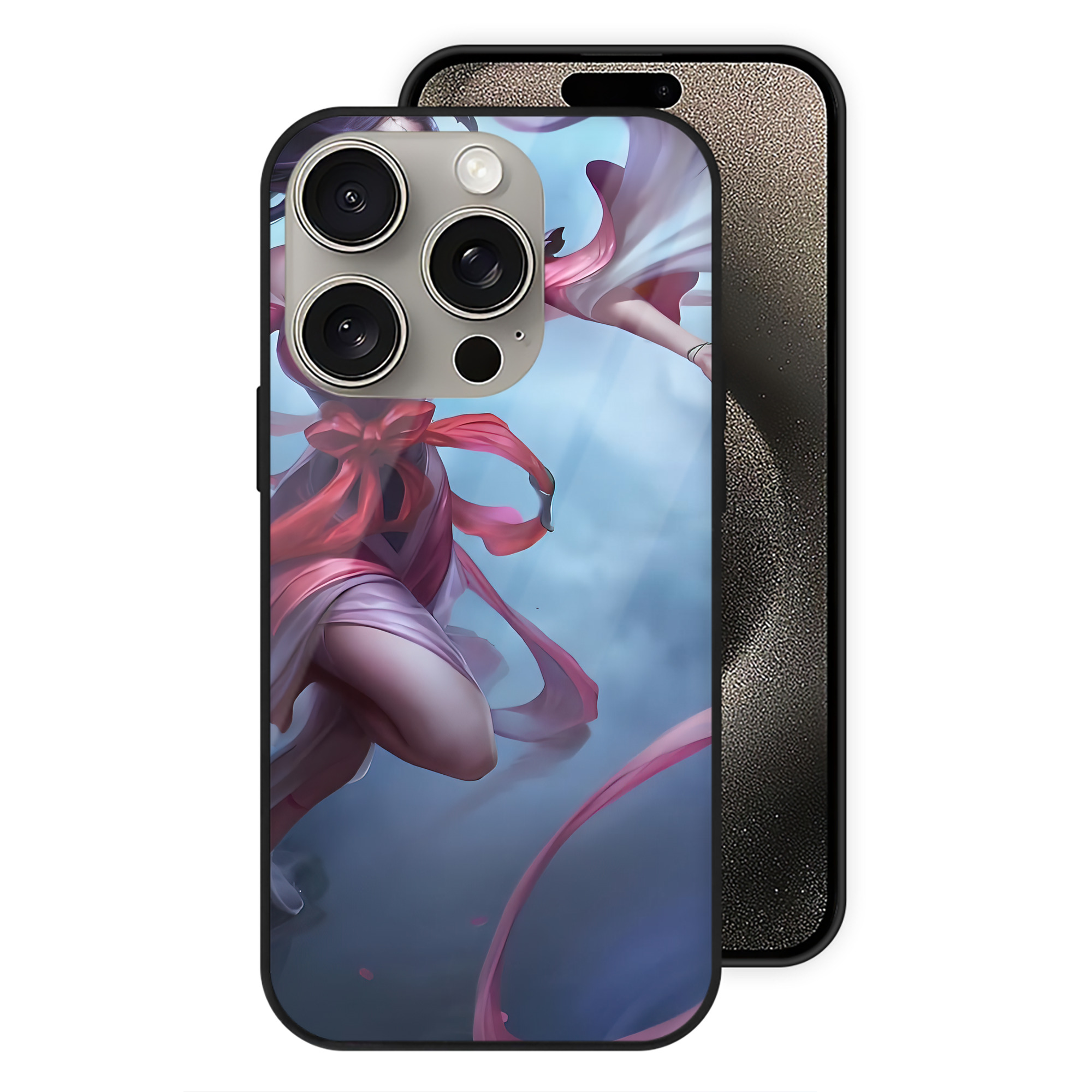 リーグ・オブ・レジェンド League of Legends LOL 【iPhone15Pro対応】スマホケース 耐衝撃＆黄変防止 背面ガラス