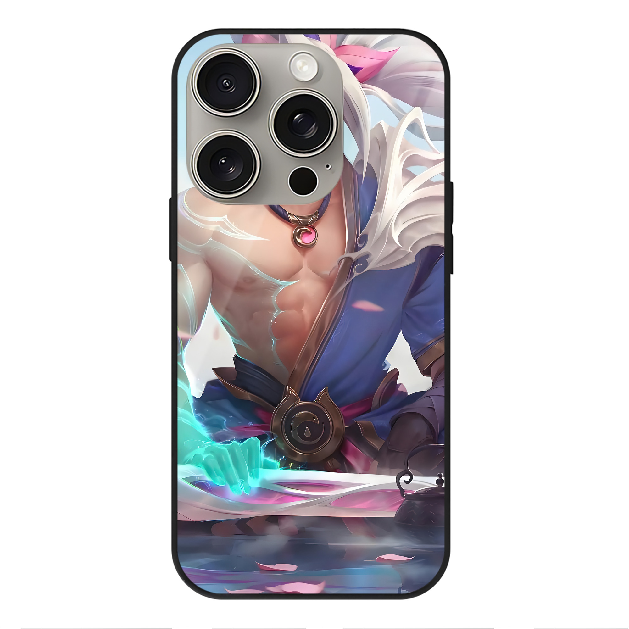 リーグ・オブ・レジェンド League of Legends LOL 【iPhone15Pro対応】スマホケース 耐衝撃＆黄変防止 背面ガラス
