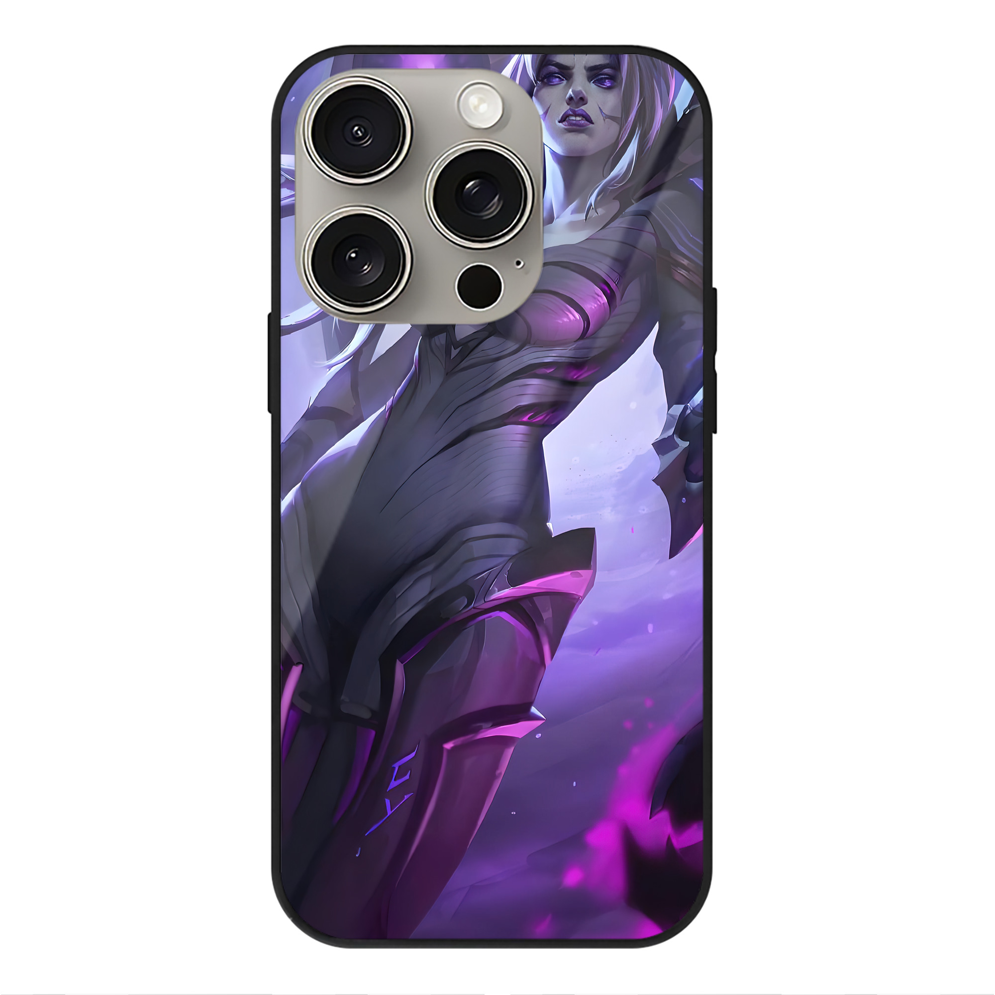 （画像用） リーグ・オブ・レジェンド League of Legends LOL 【iPhone15Pro対応】スマホケース 耐衝撃＆黄変防止 背面ガラス
