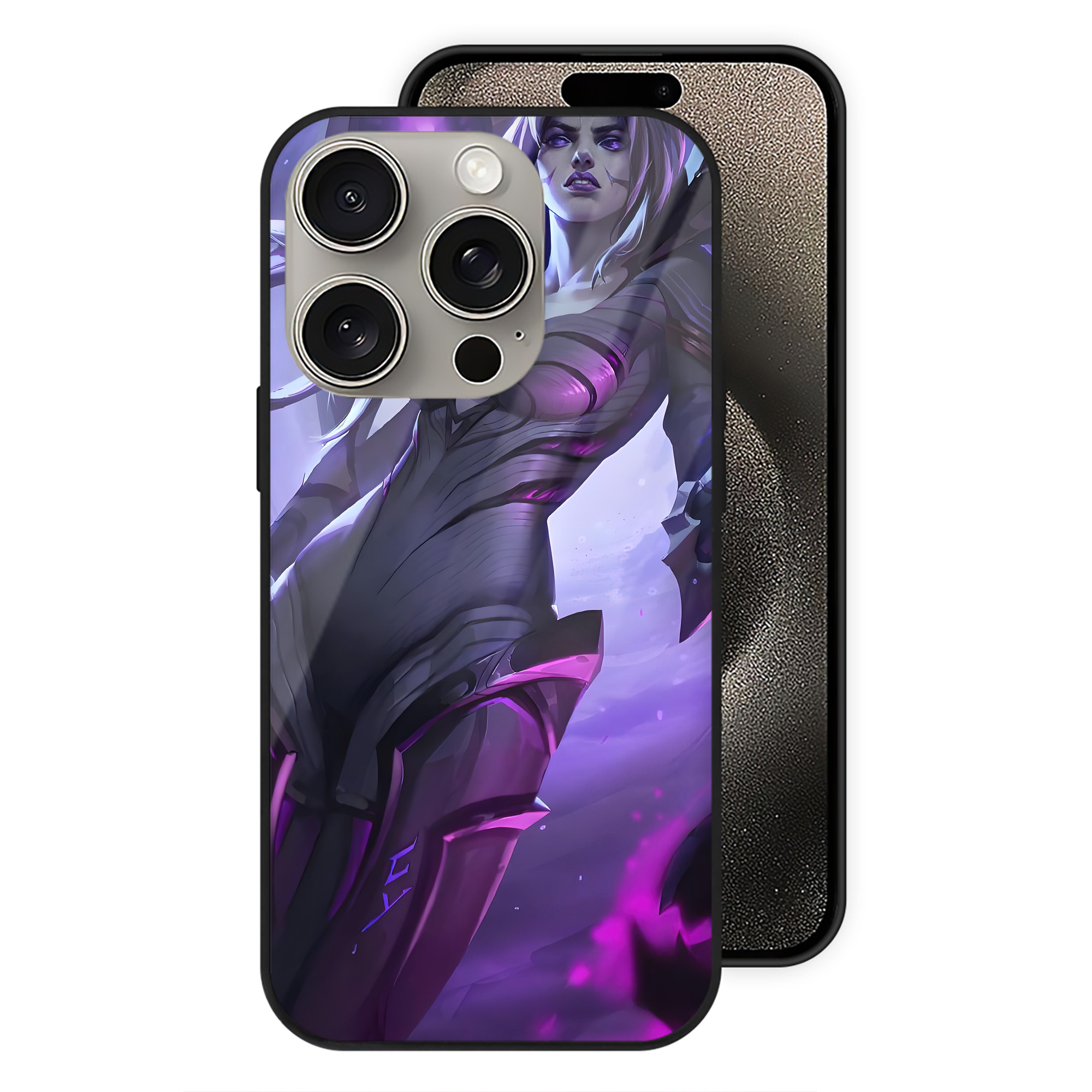 （画像用） リーグ・オブ・レジェンド League of Legends LOL 【iPhone15Pro対応】スマホケース 耐衝撃＆黄変防止 背面ガラス