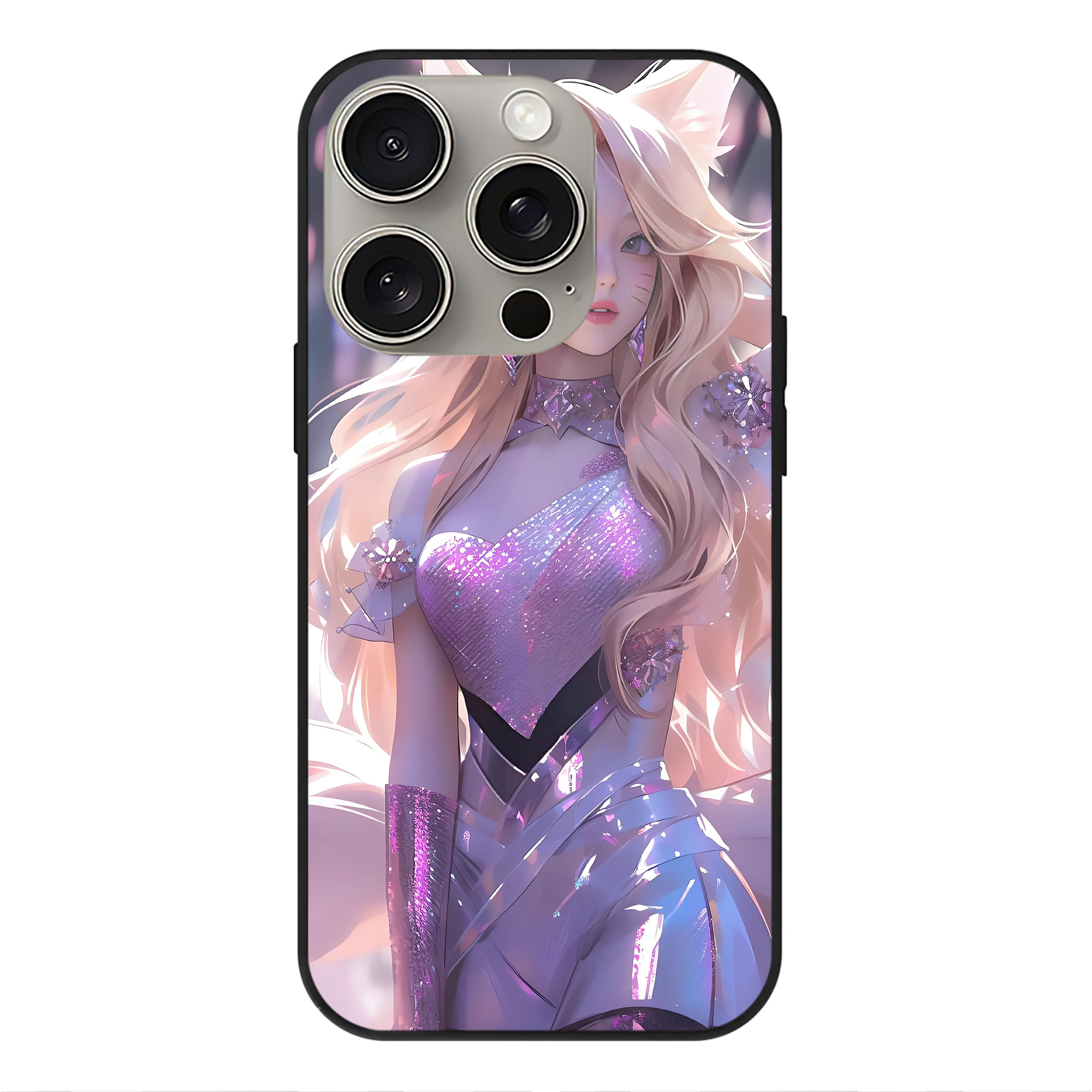 リーグ・オブ・レジェンド League of Legends LOL 【iPhone15Pro対応】スマホケース 耐衝撃＆黄変防止 背面ガラス