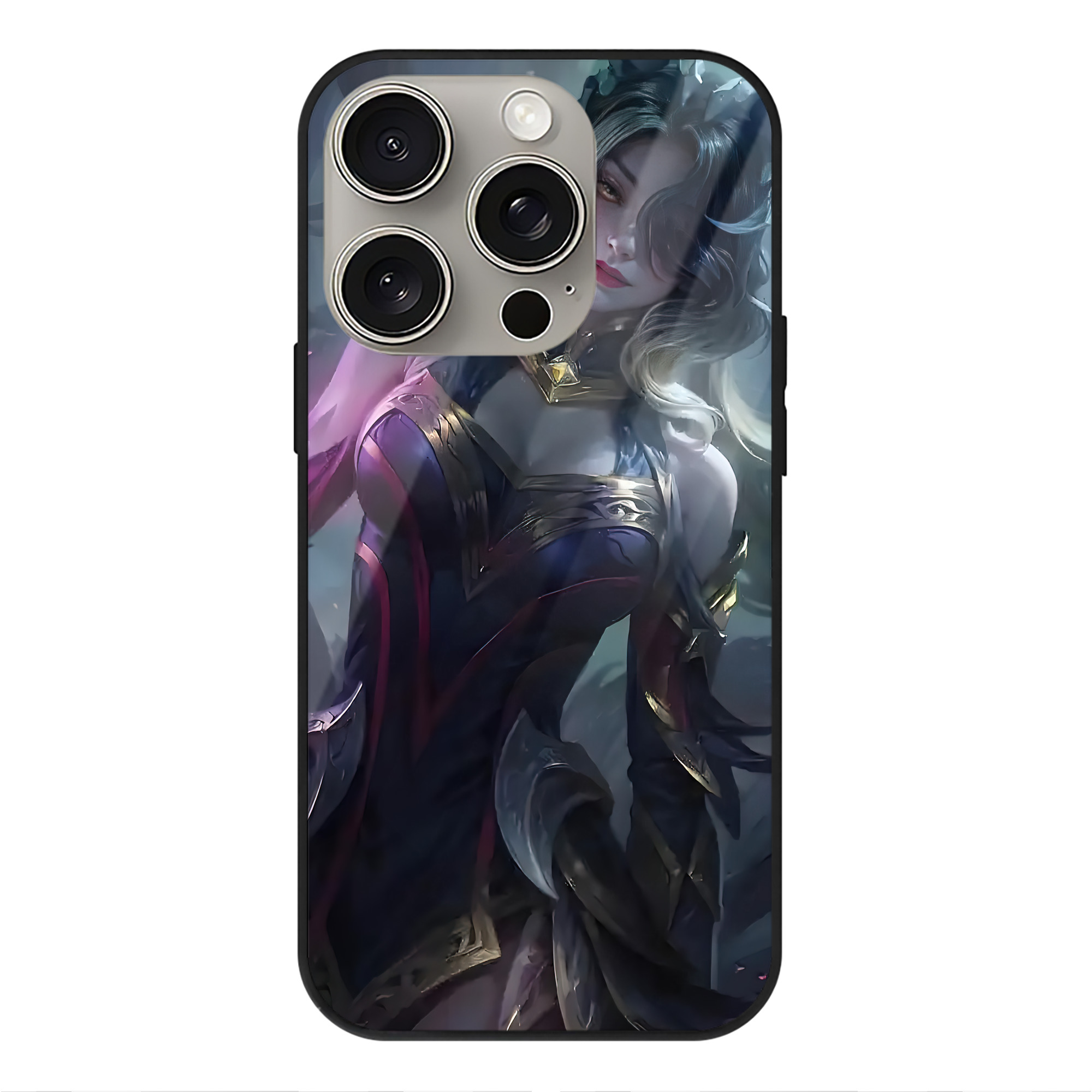 リーグ・オブ・レジェンド League of Legends LOL 【iPhone15Pro対応】スマホケース 耐衝撃＆黄変防止 背面ガラス