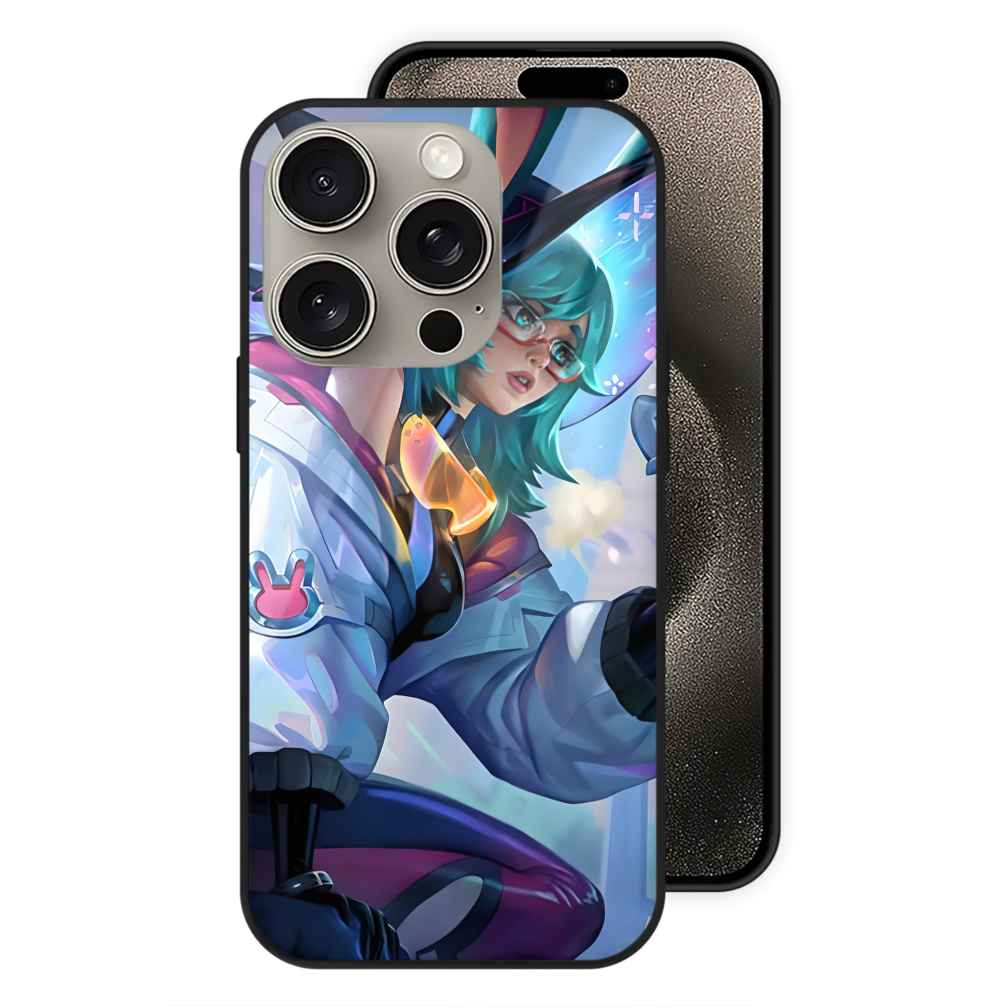 （画像用） リーグ・オブ・レジェンド League of Legends LOL 【iPhone15Pro対応】スマホケース 耐衝撃＆黄変防止 背面ガラス