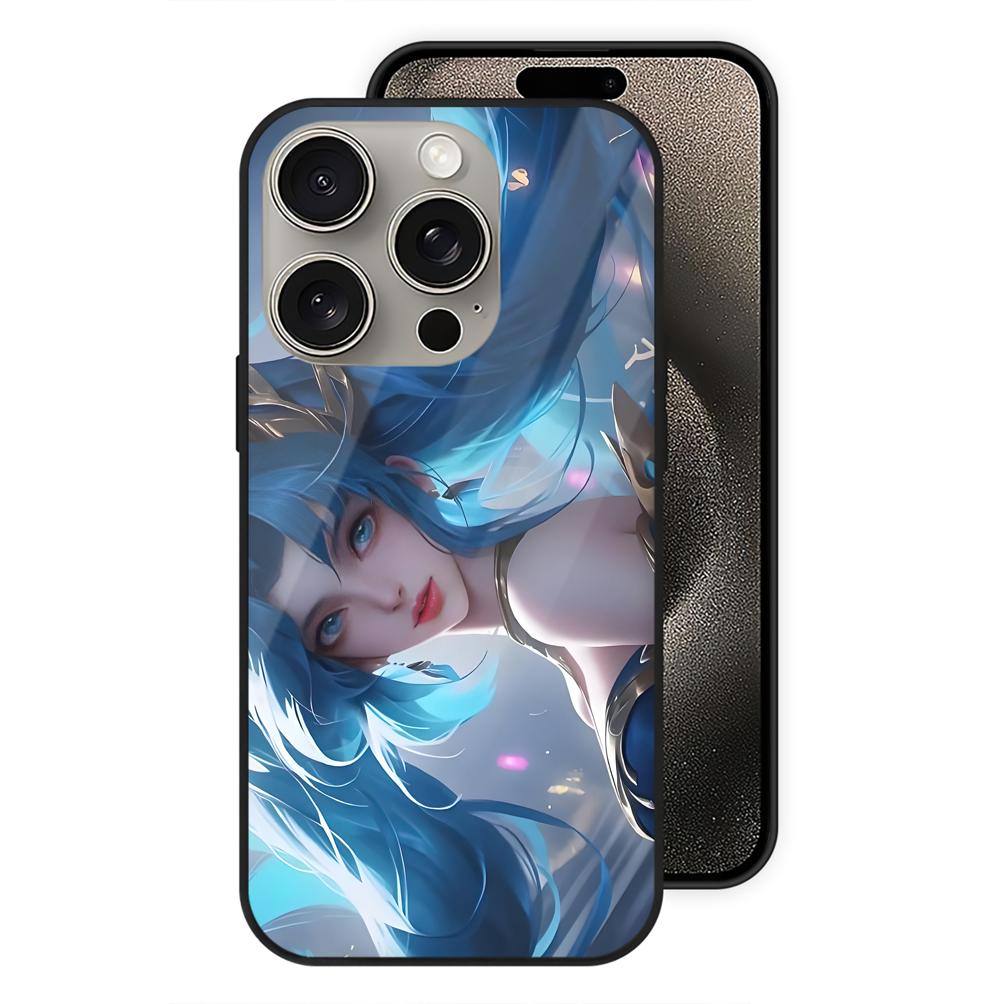 リーグ・オブ・レジェンド League of Legends LOL 【iPhone15Pro対応】スマホケース 耐衝撃＆黄変防止 背面ガラス