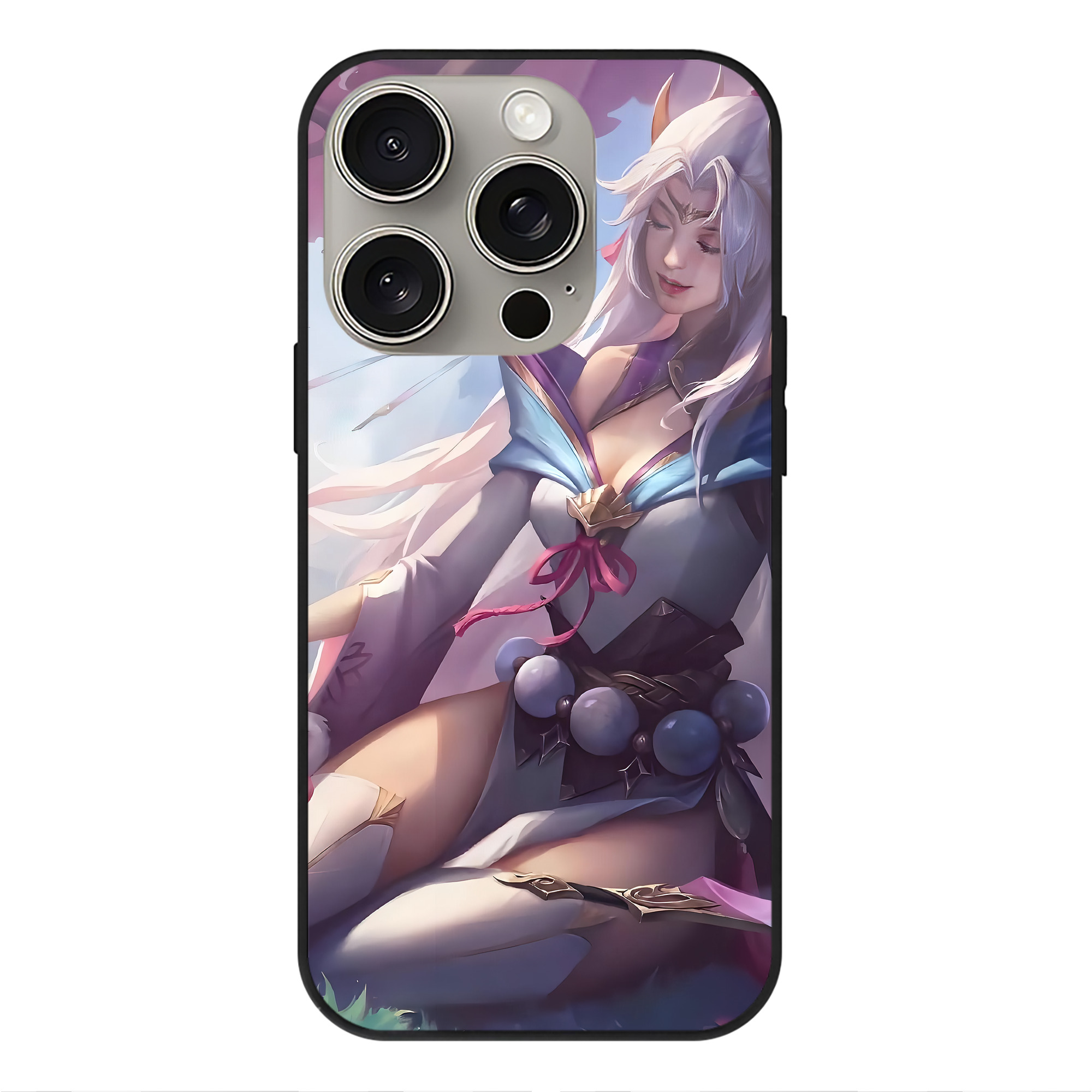リーグ・オブ・レジェンド League of Legends LOL 【iPhone15Pro対応】スマホケース 耐衝撃＆黄変防止 背面ガラス