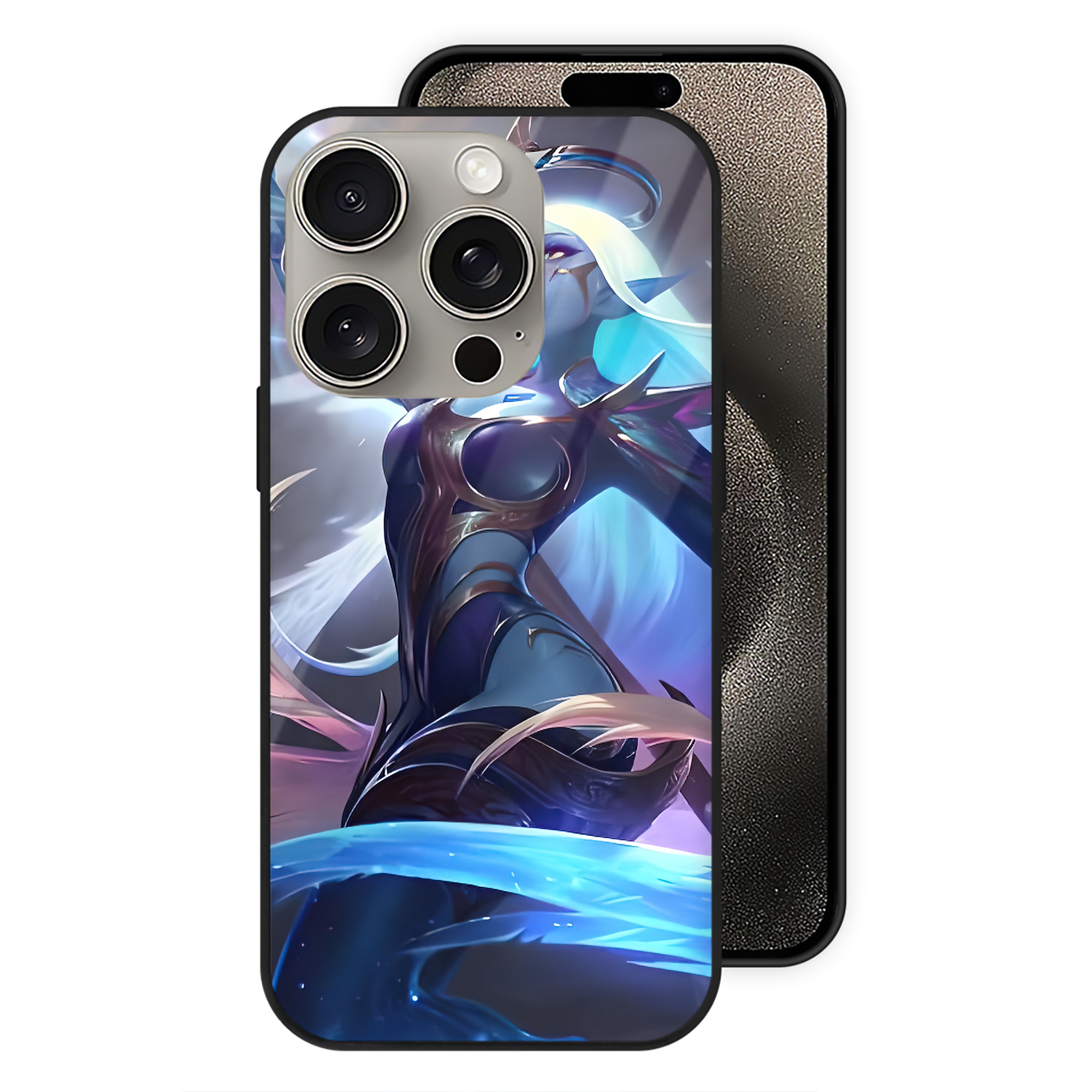 リーグ・オブ・レジェンド League of Legends LOL 【iPhone15Pro対応】スマホケース 耐衝撃＆黄変防止 背面ガラス