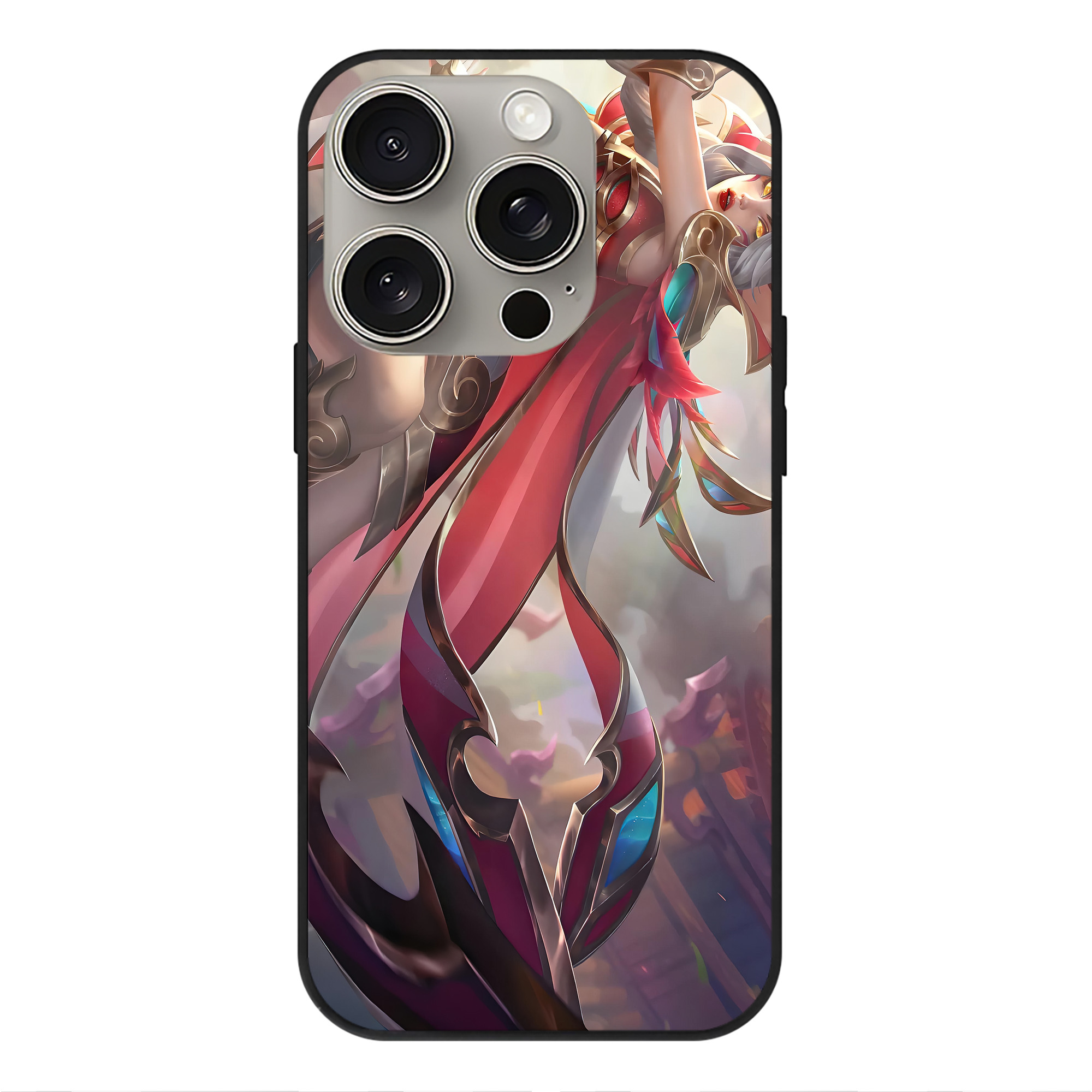 リーグ・オブ・レジェンド League of Legends LOL 【iPhone15Pro対応】スマホケース 耐衝撃＆黄変防止 背面ガラス