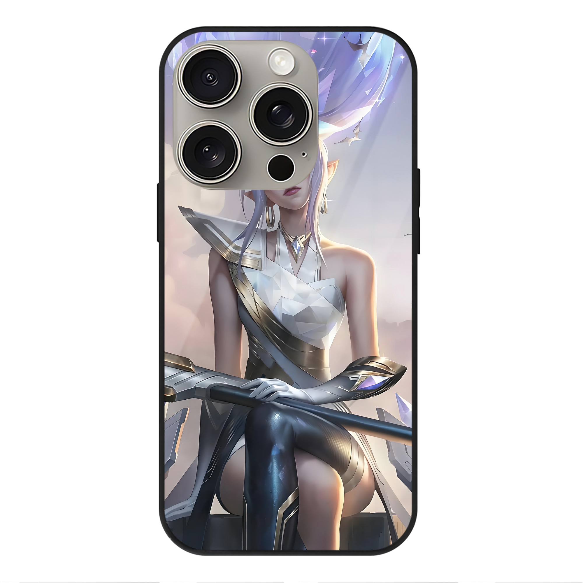 リーグ・オブ・レジェンド League of Legends LOL 【iPhone15Pro対応】スマホケース 耐衝撃＆黄変防止 背面ガラス