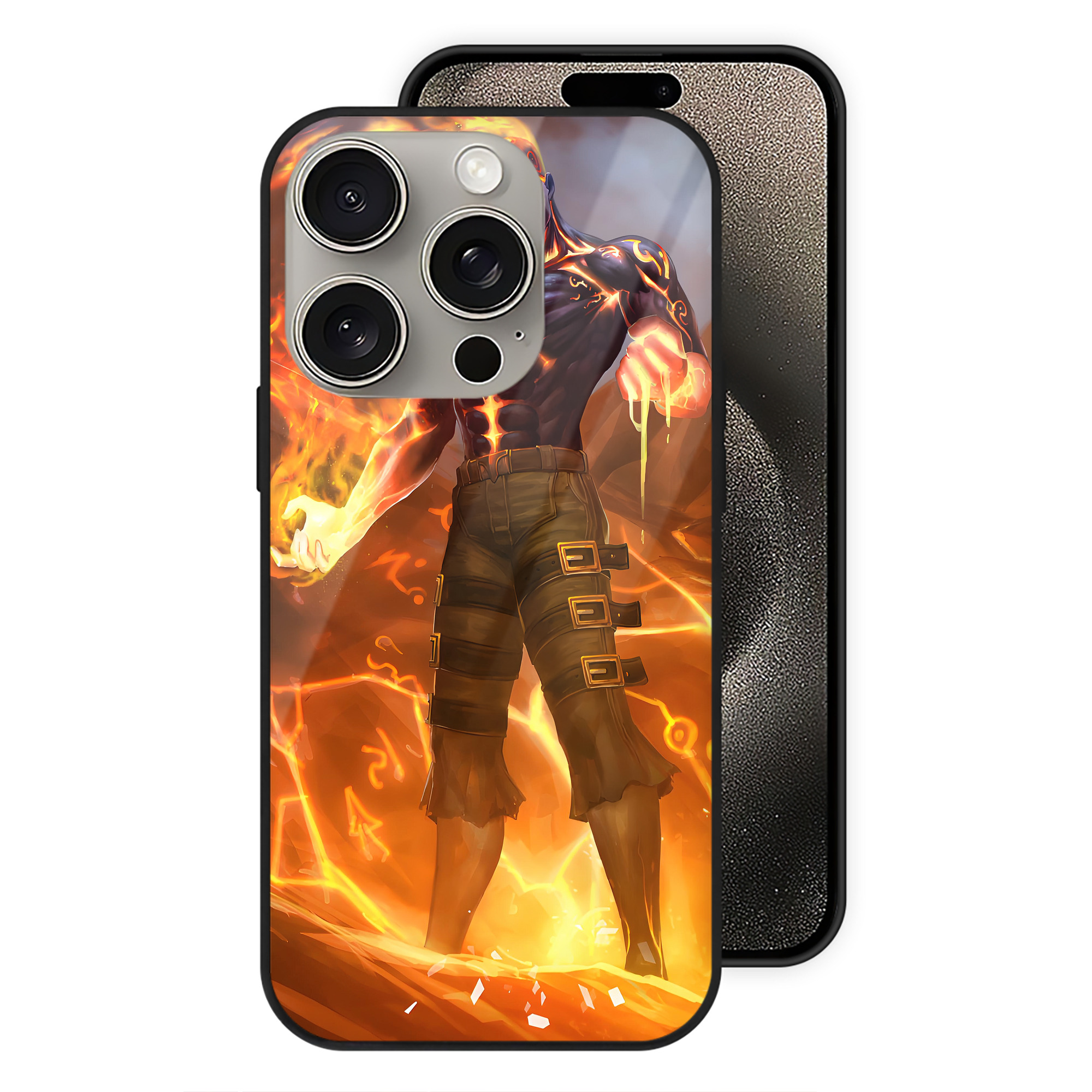 （画像用） リーグ・オブ・レジェンド League of Legends LOL 【iPhone15Pro対応】スマホケース 耐衝撃＆黄変防止 背面ガラス