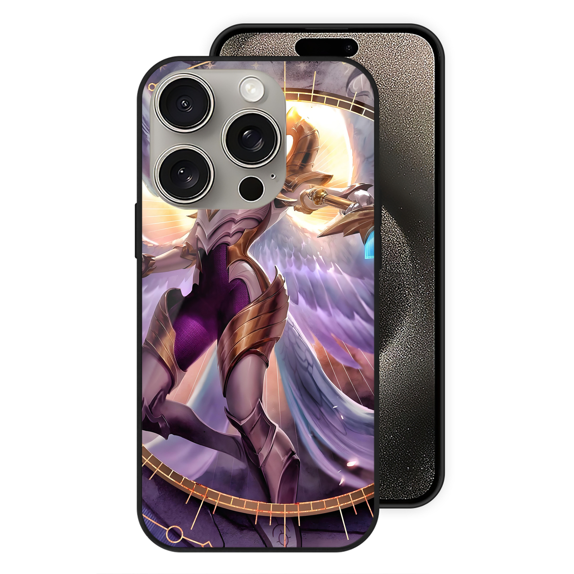 リーグ・オブ・レジェンド League of Legends LOL 【iPhone15Pro対応】スマホケース 耐衝撃＆黄変防止 背面ガラス