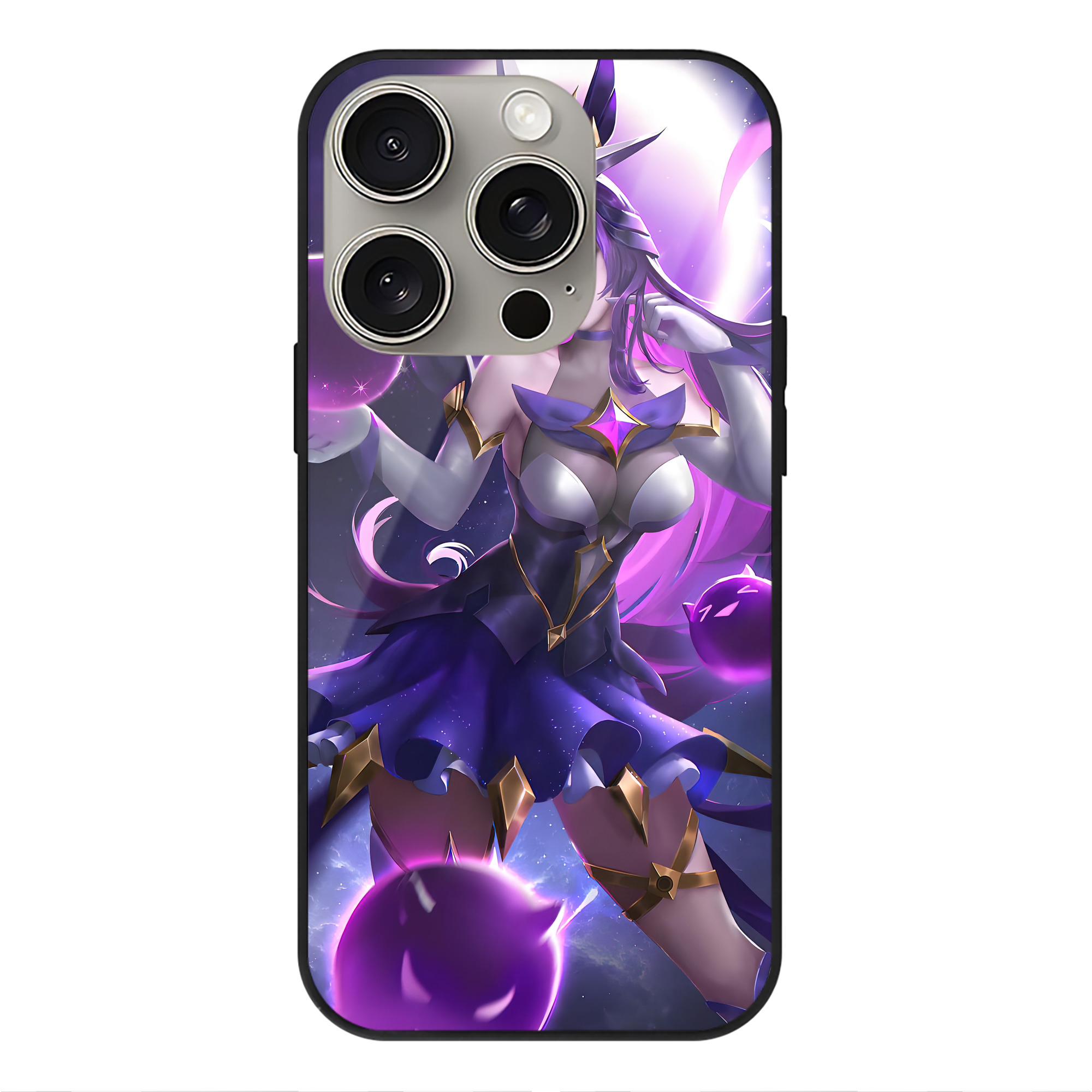 リーグ・オブ・レジェンド League of Legends LOL 【iPhone15Pro対応】スマホケース 耐衝撃＆黄変防止 背面ガラス