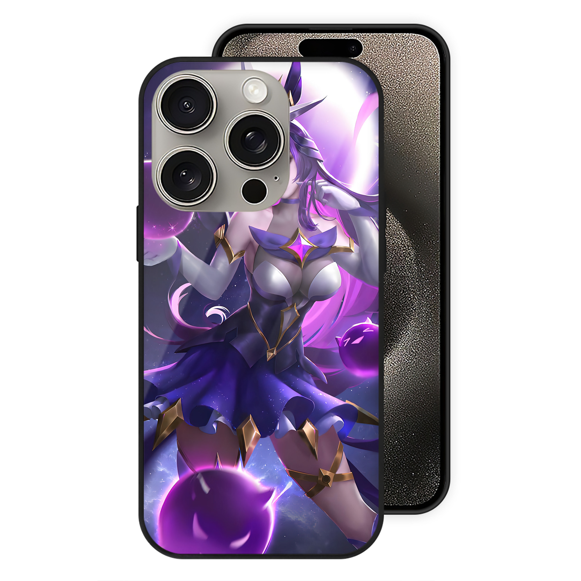 リーグ・オブ・レジェンド League of Legends LOL 【iPhone15Pro対応】スマホケース 耐衝撃＆黄変防止 背面ガラス