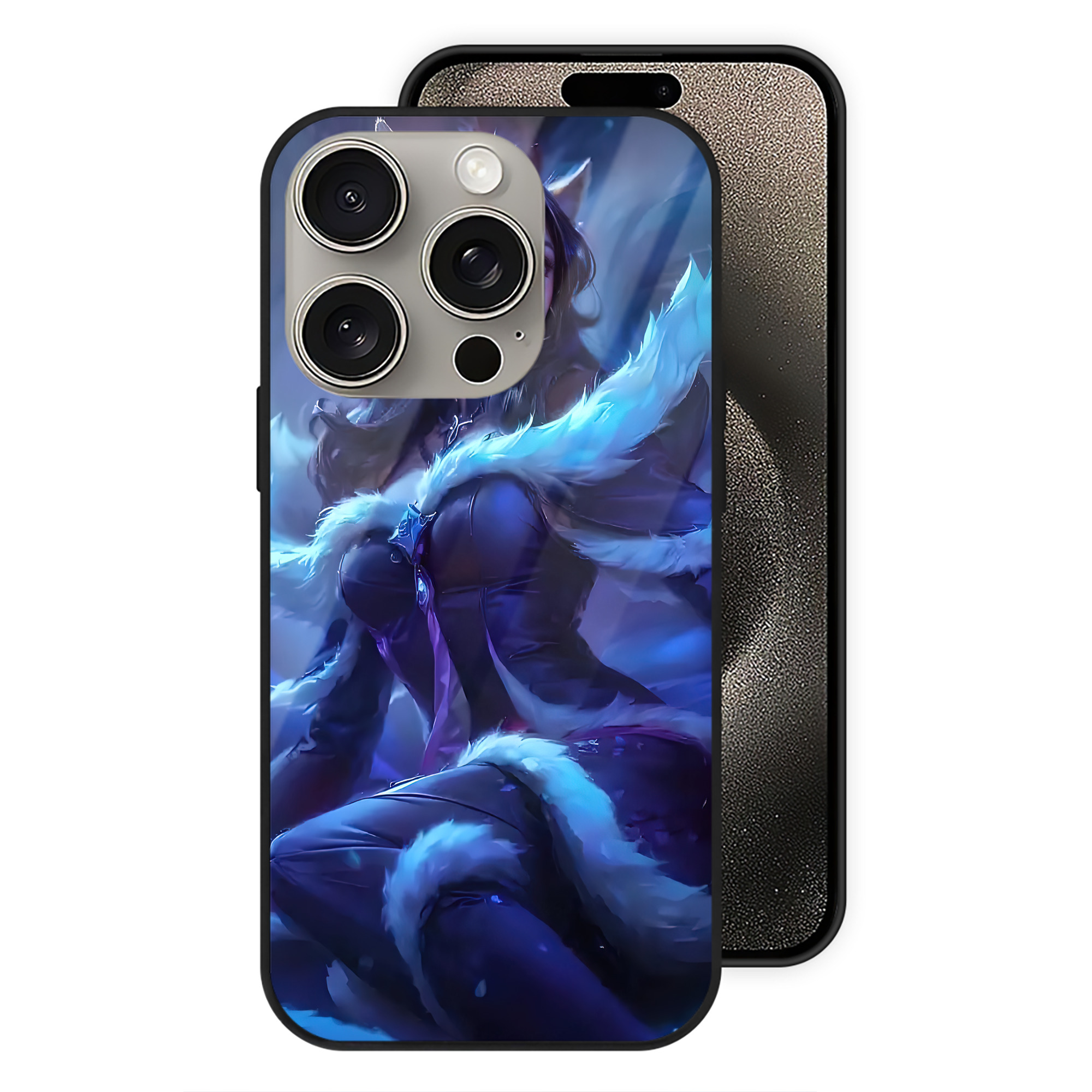 リーグ・オブ・レジェンド League of Legends LOL 【iPhone15Pro対応】スマホケース 耐衝撃＆黄変防止 背面ガラス