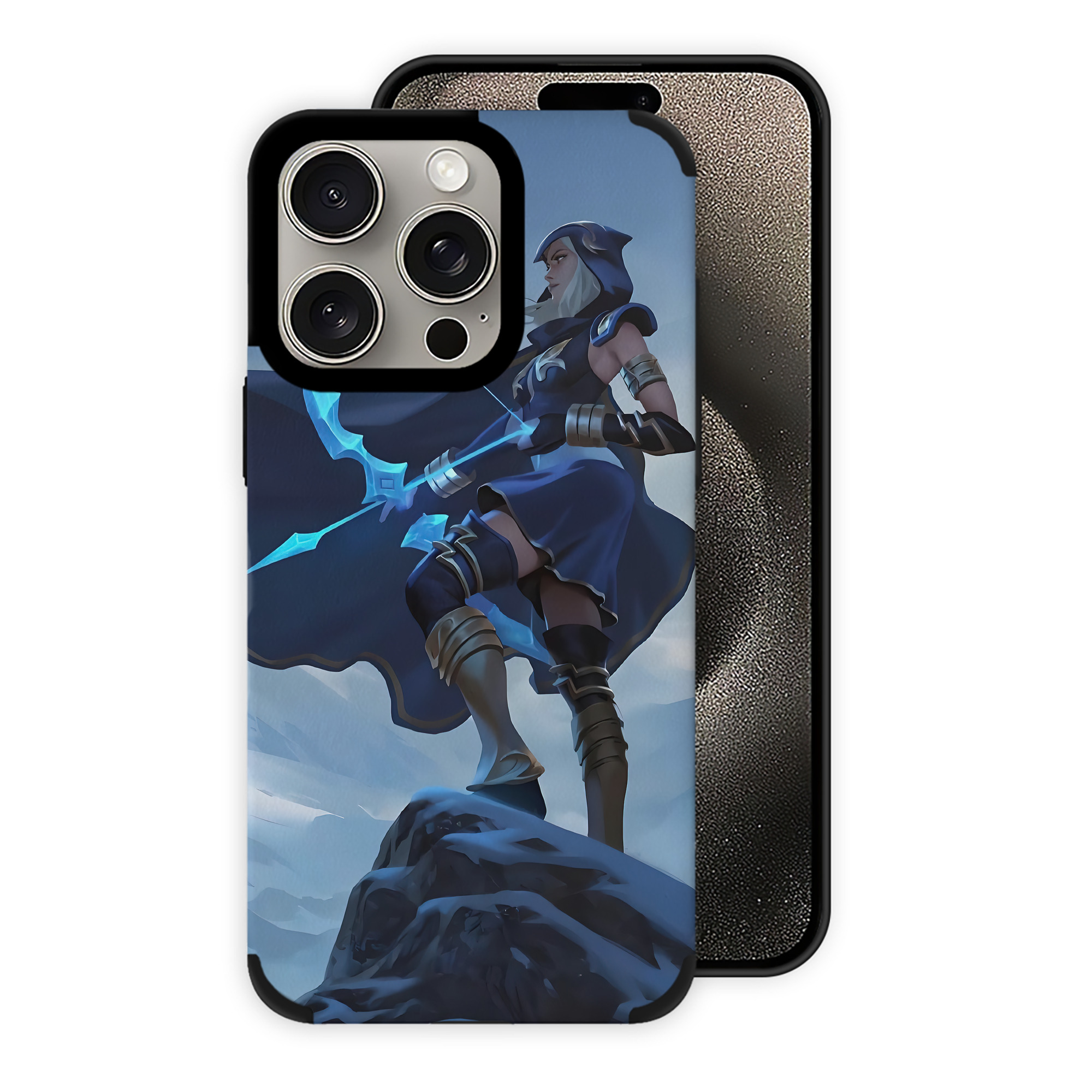 （画像用） リーグ・オブ・レジェンド League of Legends LOL 【iPhone15ProMax対応】 PUレザー スマホケース 耐衝撃＆黄変防止