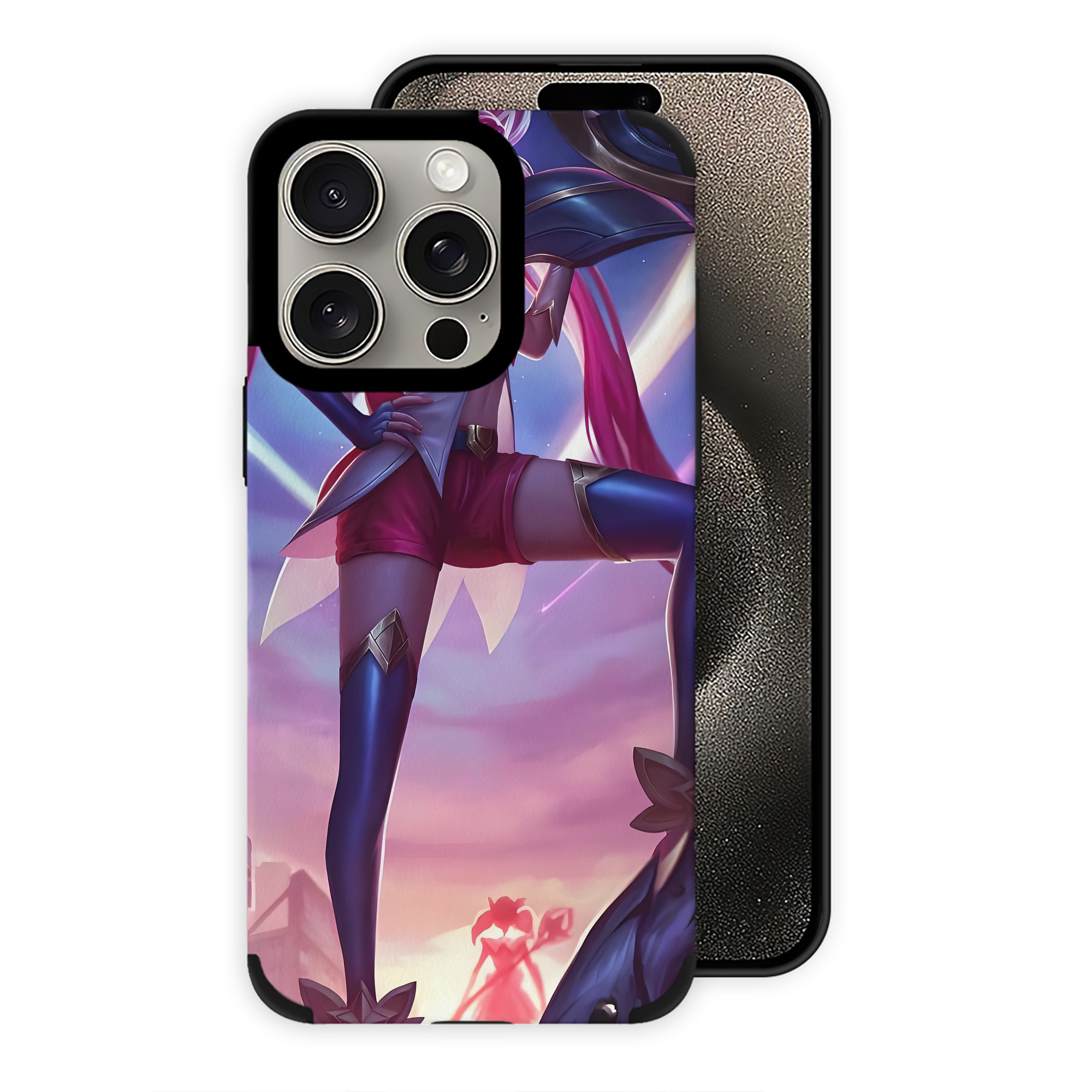 （画像用） リーグ・オブ・レジェンド League of Legends LOL 【iPhone15ProMax対応】 PUレザー スマホケース 耐衝撃＆黄変防止