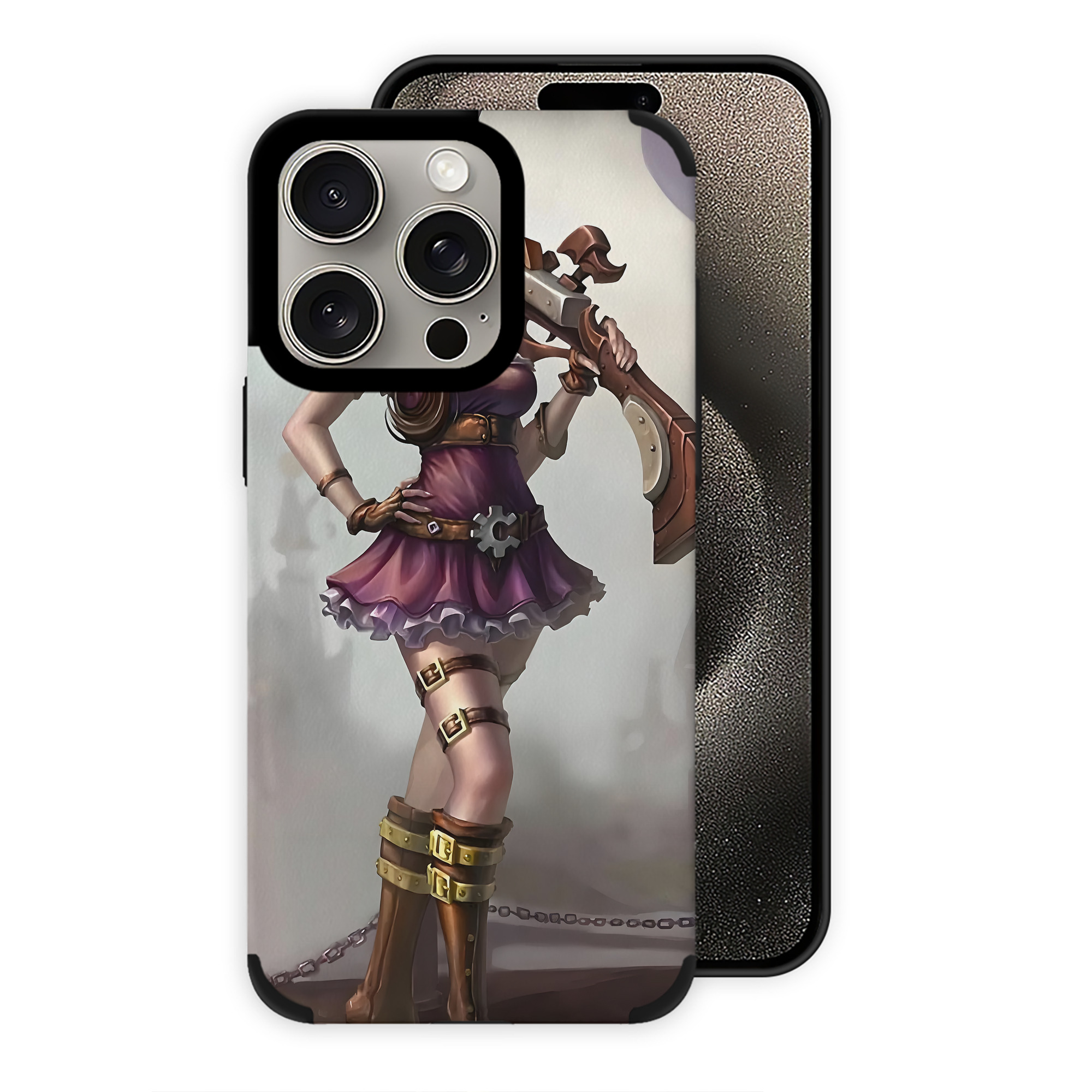 リーグ・オブ・レジェンド League of Legends LOL 【iPhone15ProMax対応】 PUレザー スマホケース 耐衝撃＆黄変防止