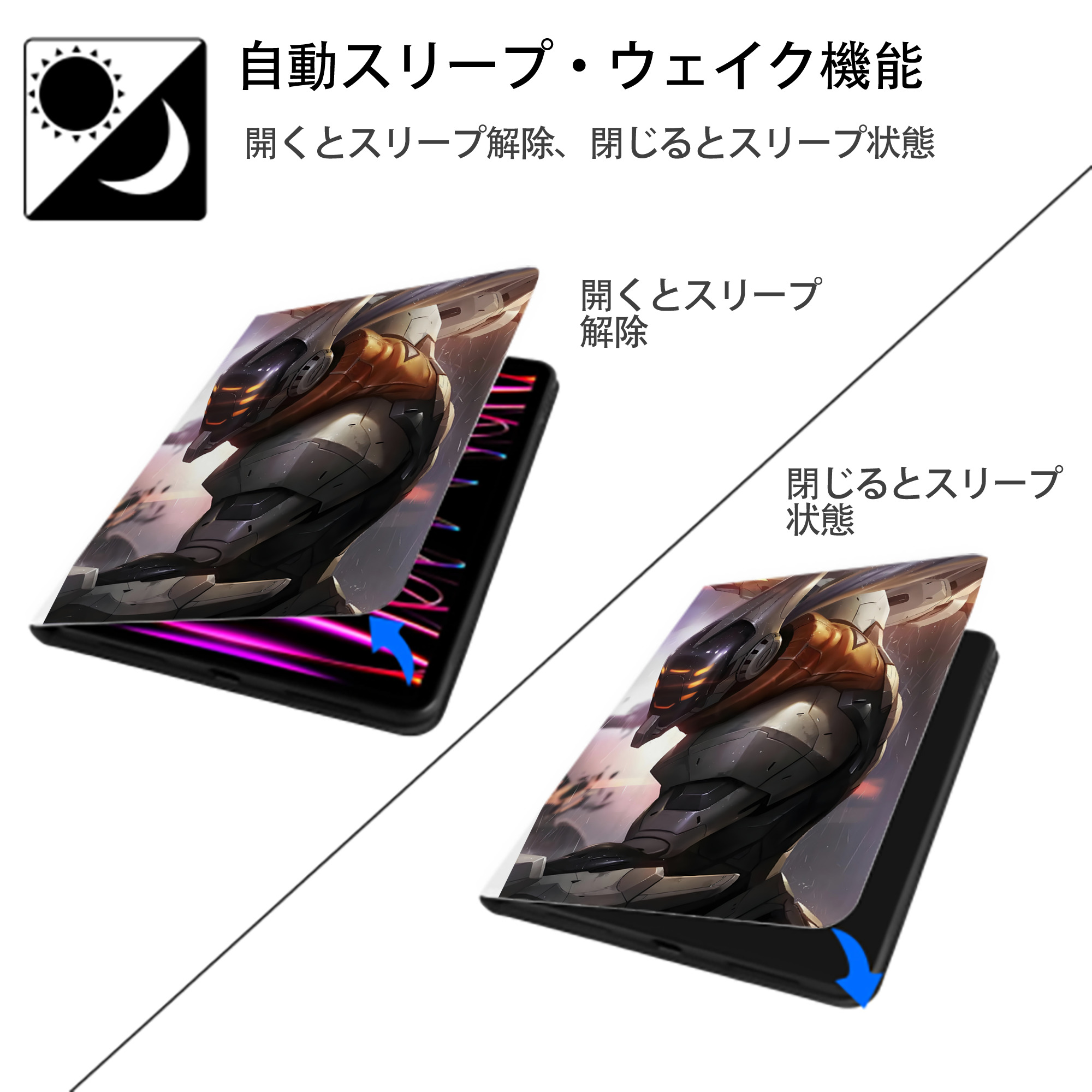 リーグ・オブ・レジェンド League of Legends LOL IPad ケース ペン収納付き 三つ折りスタンド PUレザー×シリコン 対応機種9.5/10.5/10.9インチ