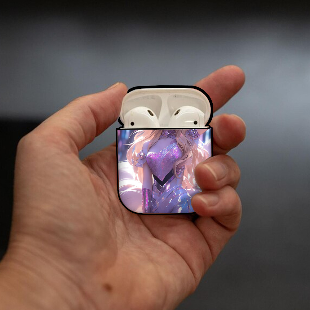 リーグ・オブ・レジェンド League of Legends LOL AirPods 第2世代保護ケース ハードシェル ブラック 耐衝撃・防指紋・カラビナ付き